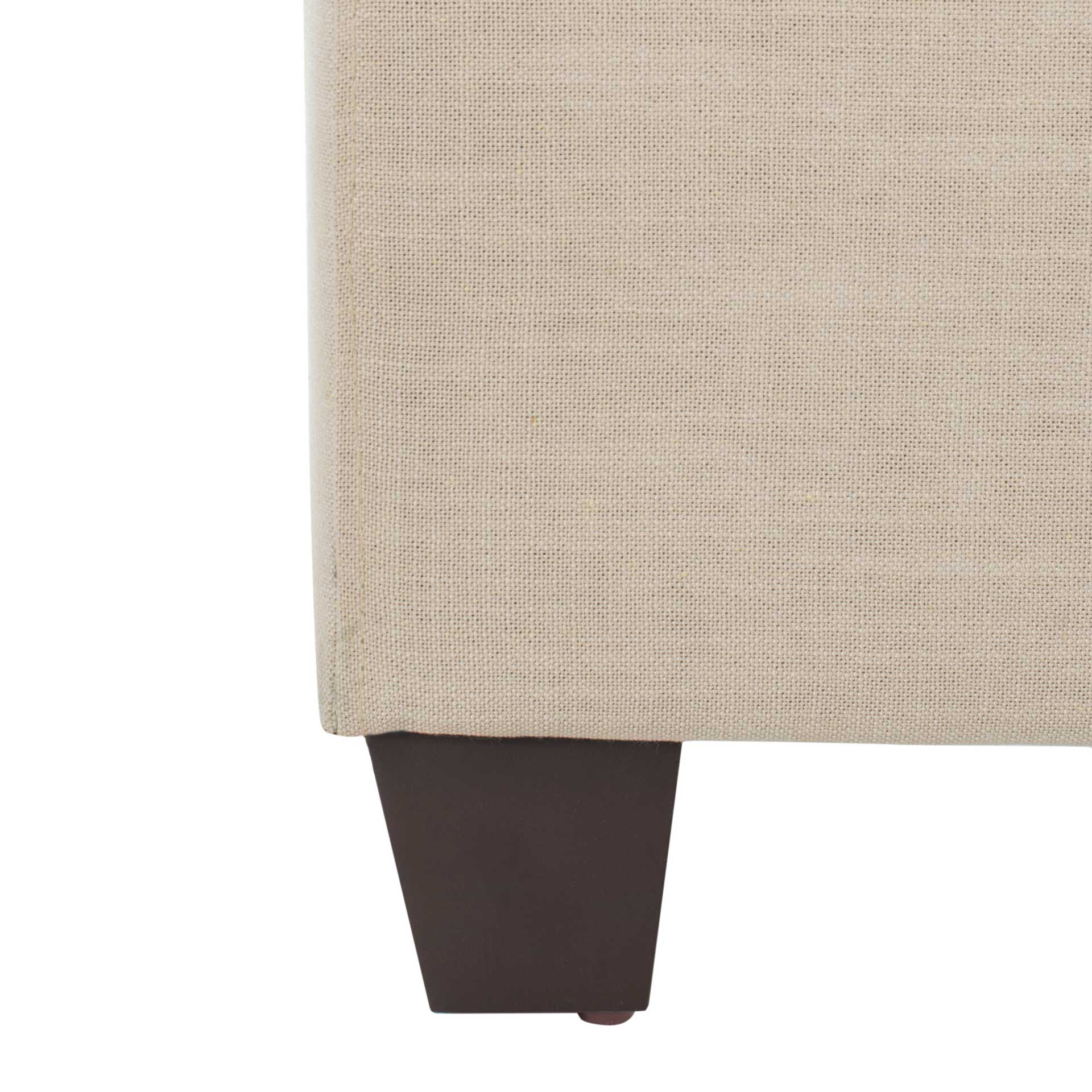Starburst Upholstered Velvet Bed Beige - Image 4