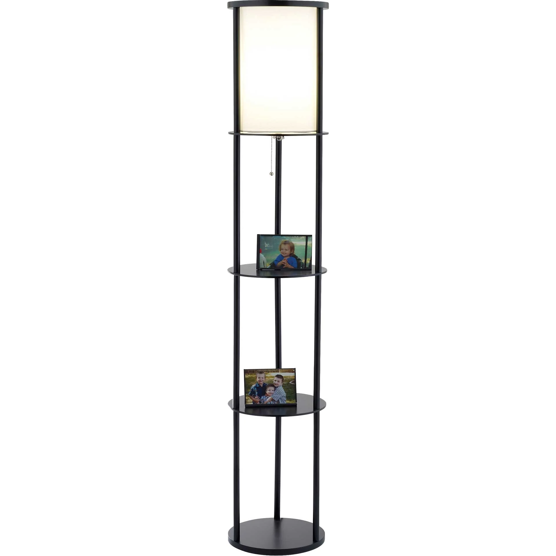 Stavanger Shelf Floor Lamp Black - Image 2