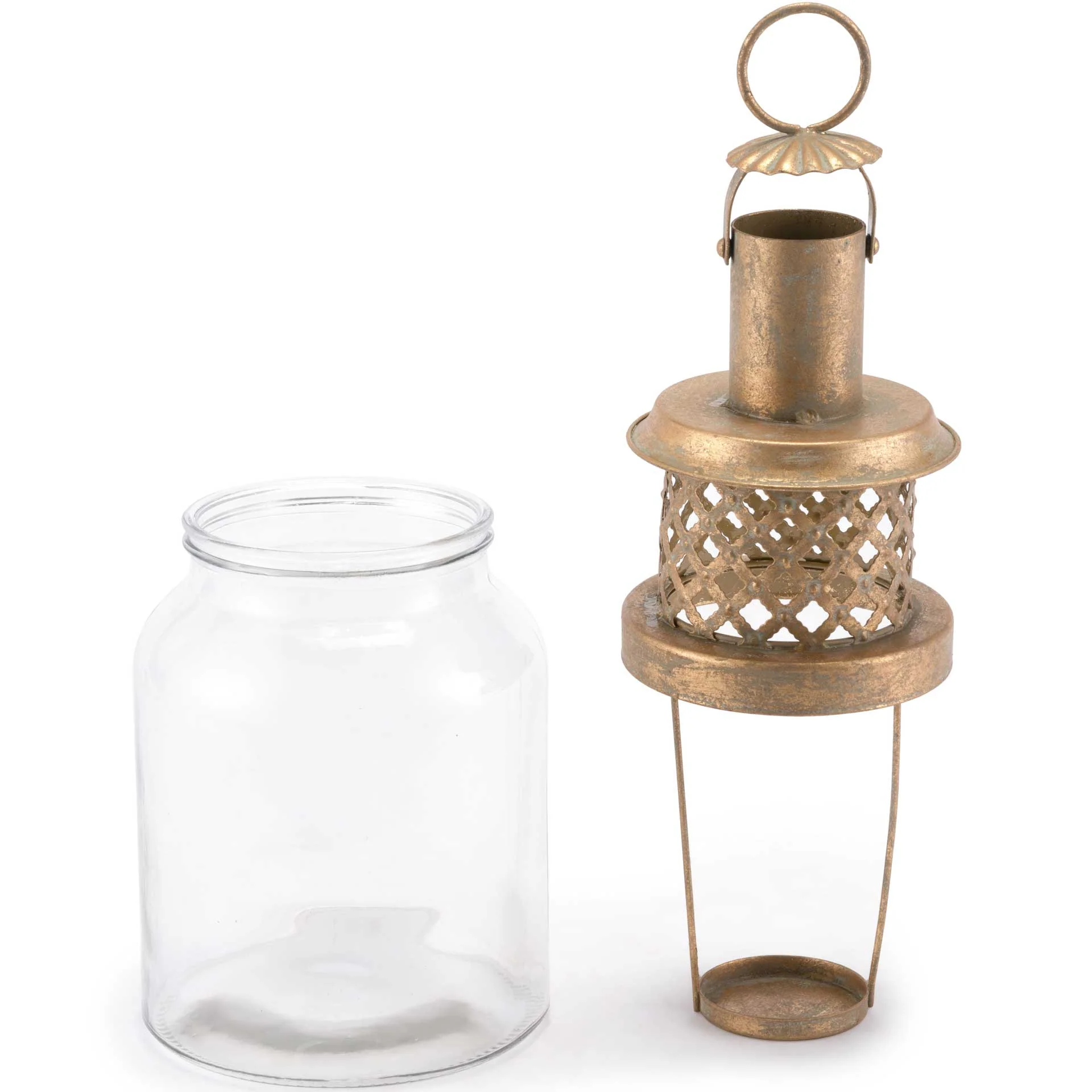 Steam Lantern Antique Gold - Image 4