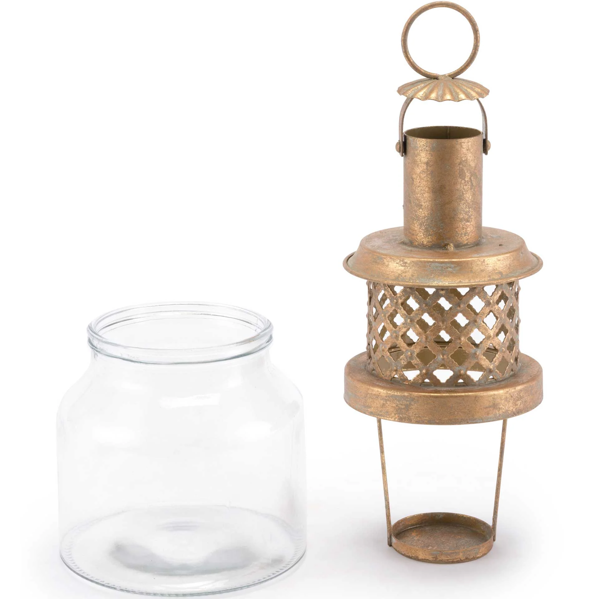 Steam Lantern Antique Gold - Image 8
