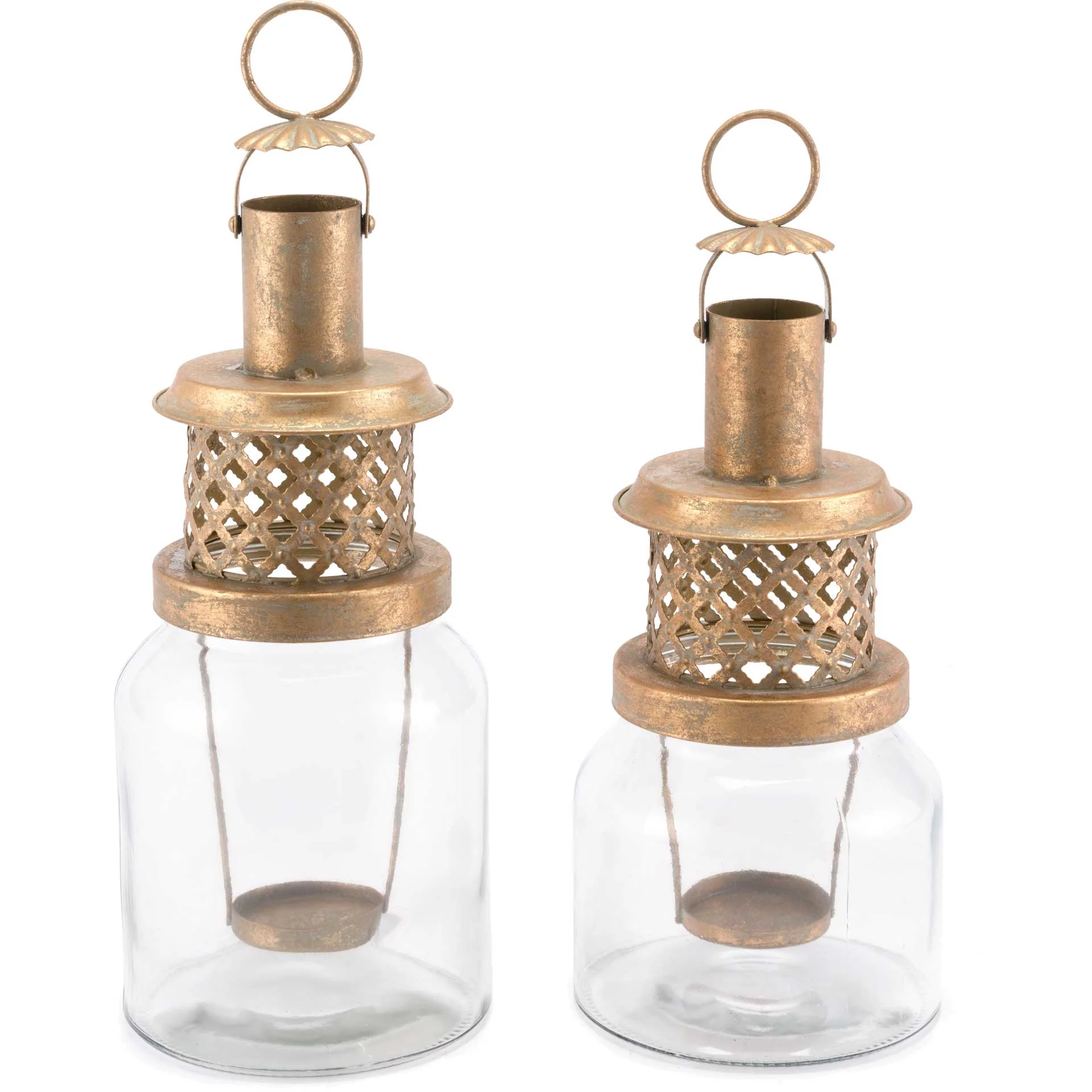 Steam Lantern Antique Gold - Image 9