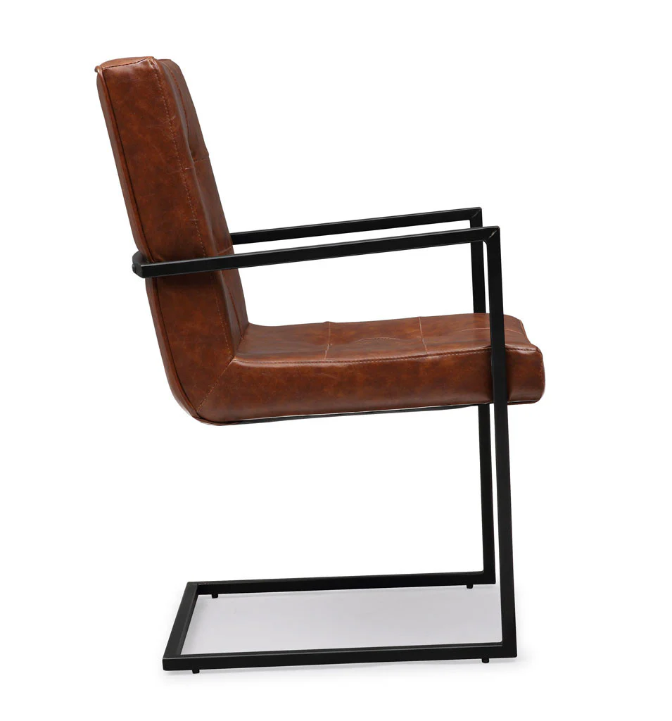 Steinway Brown Arm Chair - Image 2
