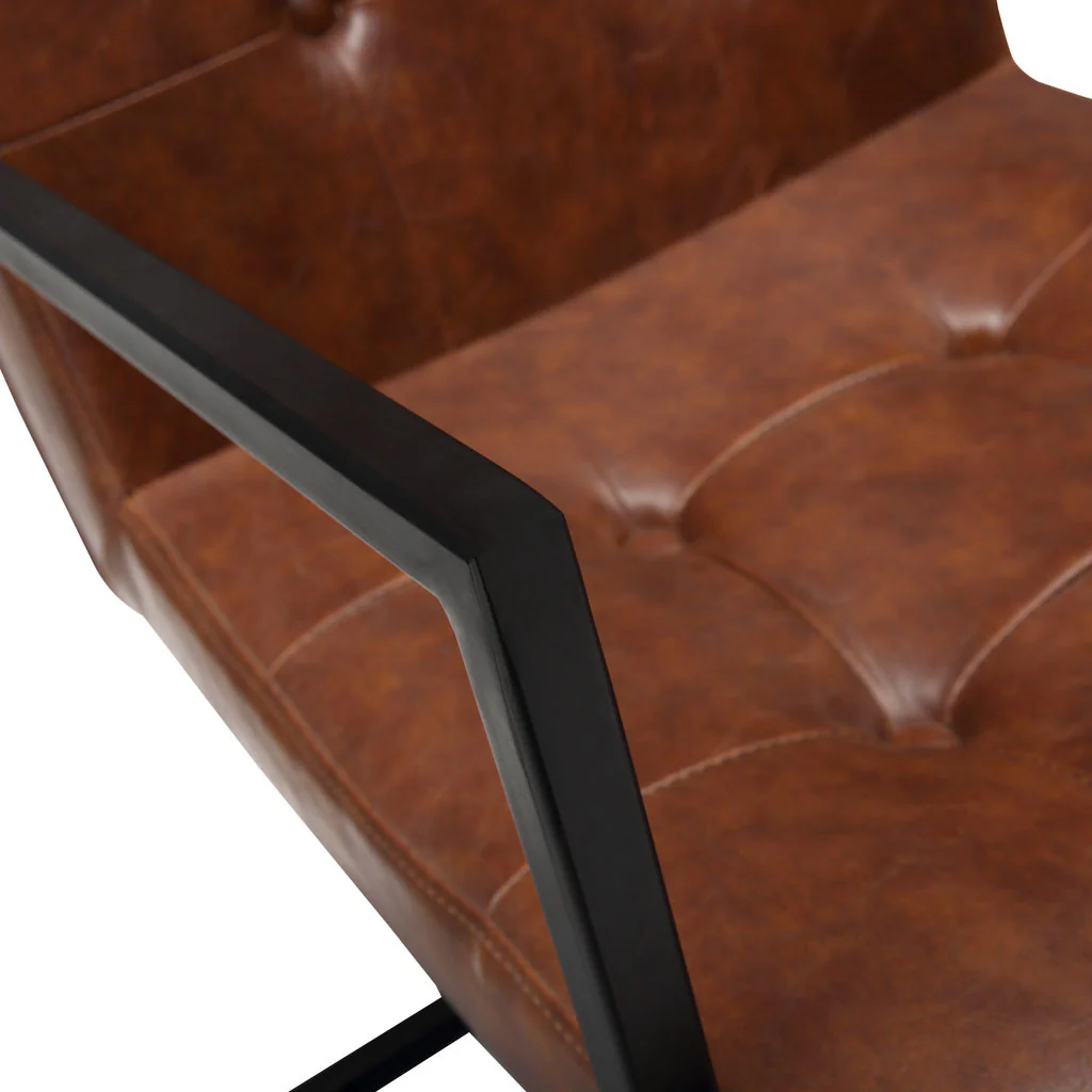 Steinway Brown Arm Chair - Image 3