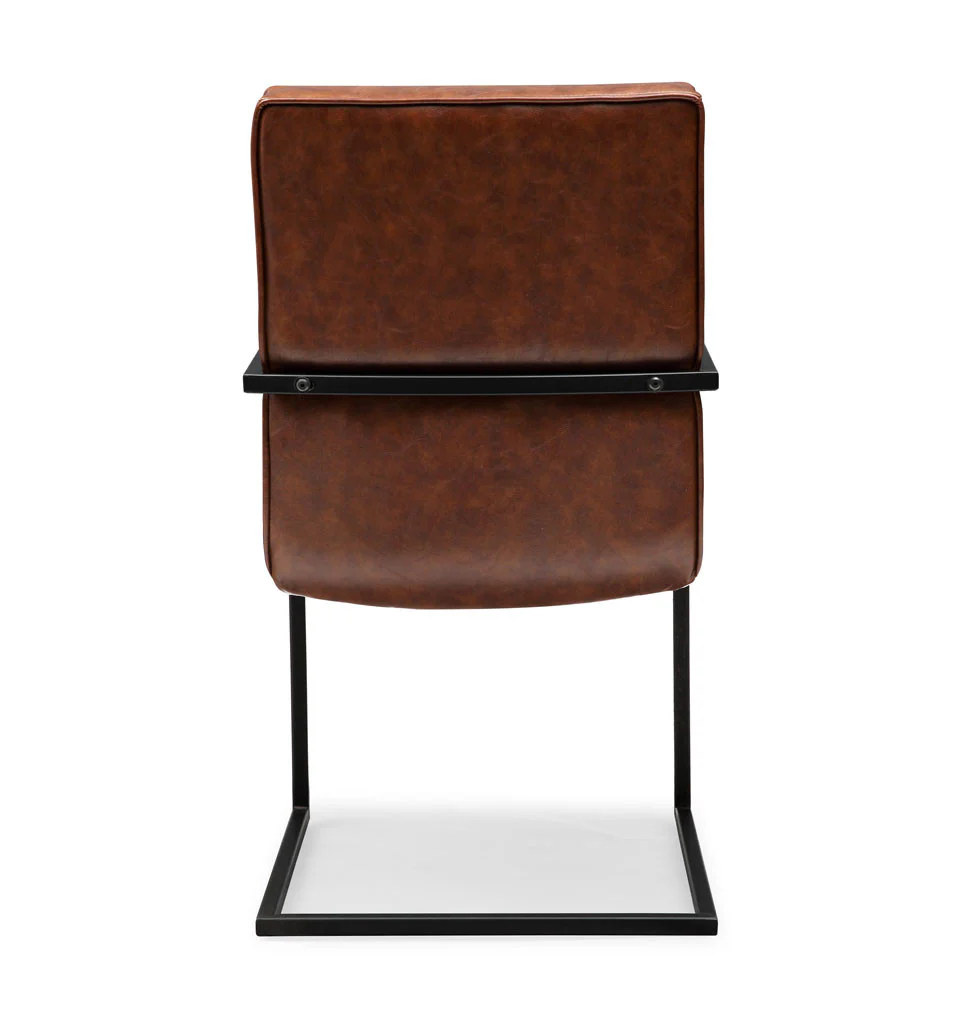 Steinway Brown Arm Chair - Image 5