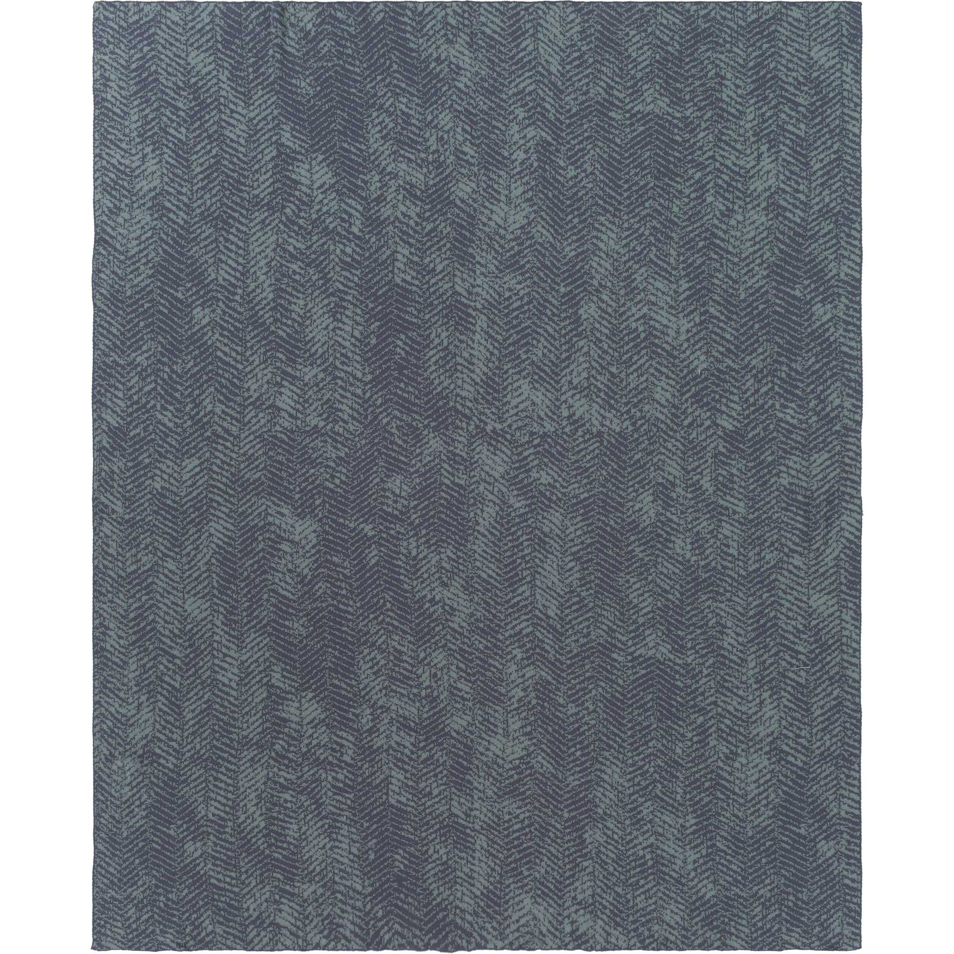 Stella Throw Charcoal/Ice Blue - Image 2