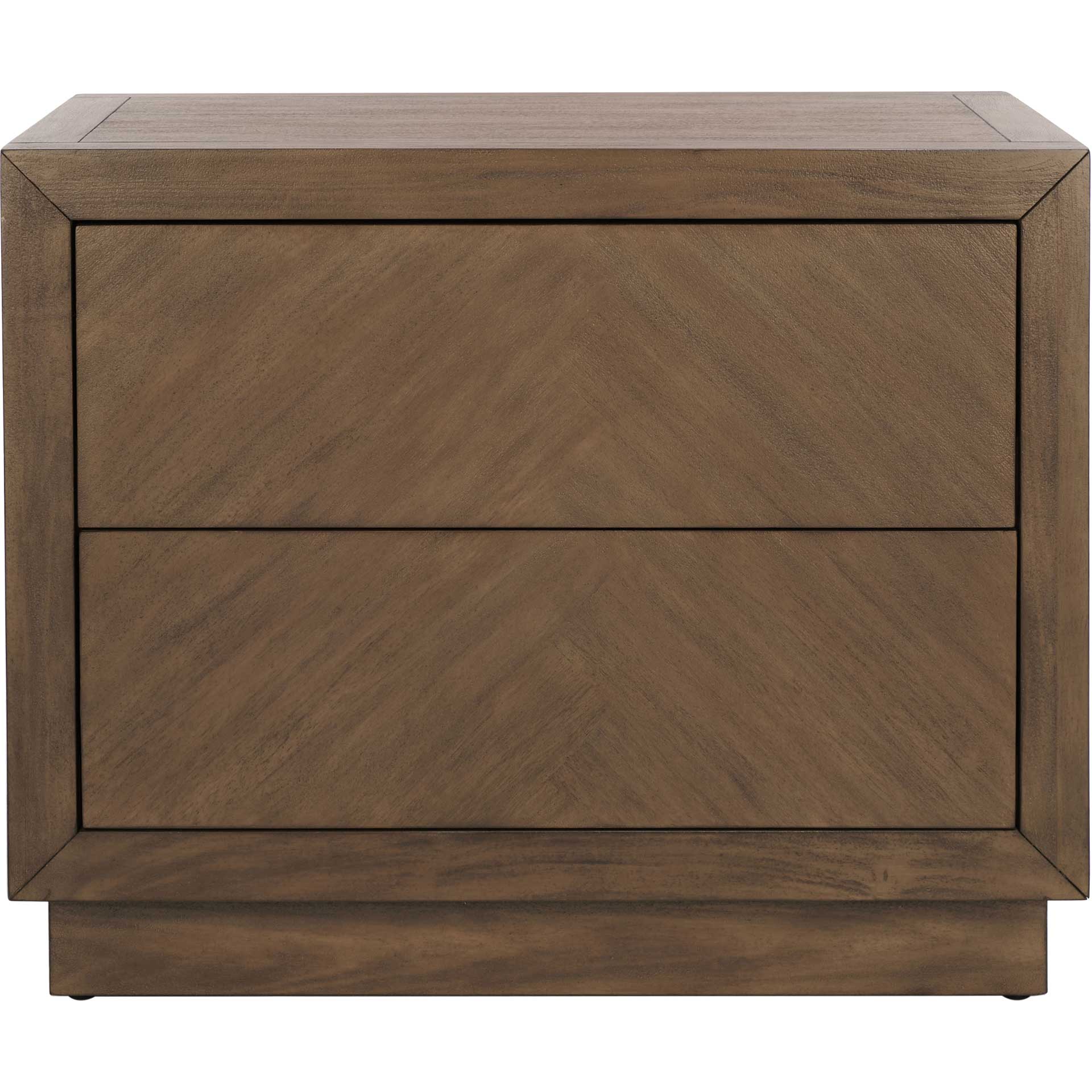 Sterling 2 Drawer Wood Nightstand Brown - Image 2