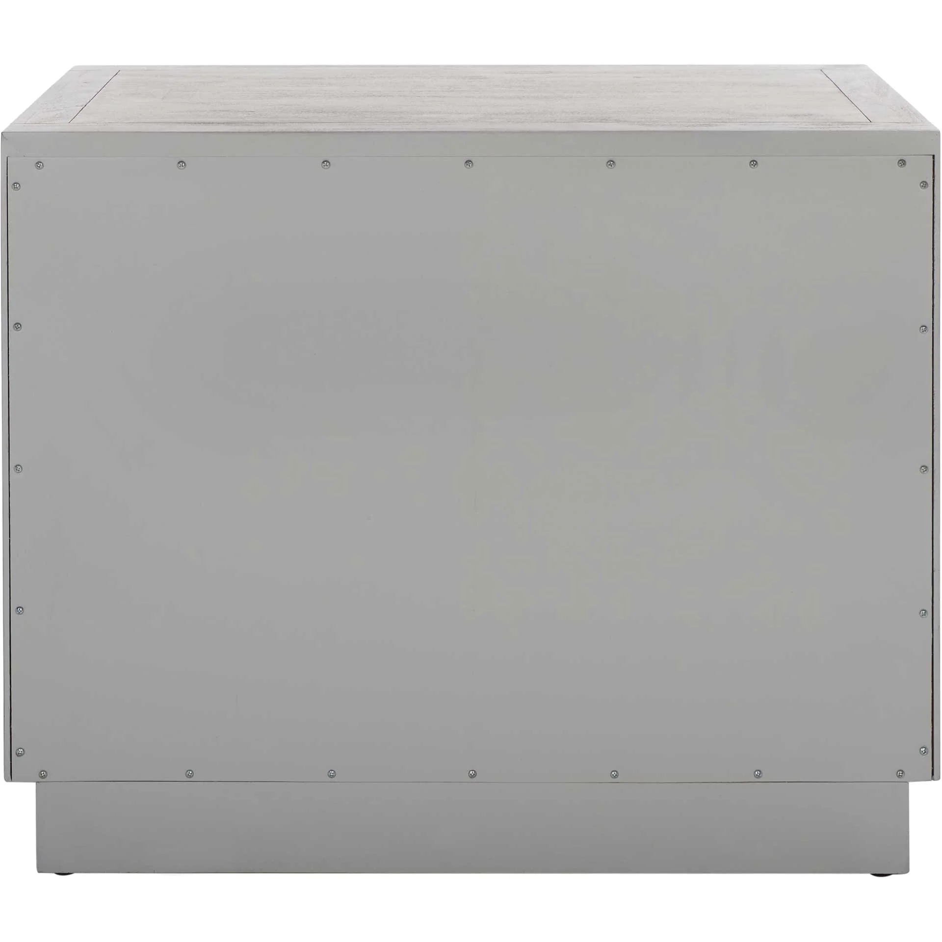 Sterling 2 Drawer Wood Nightstand Light Gray - Image 3