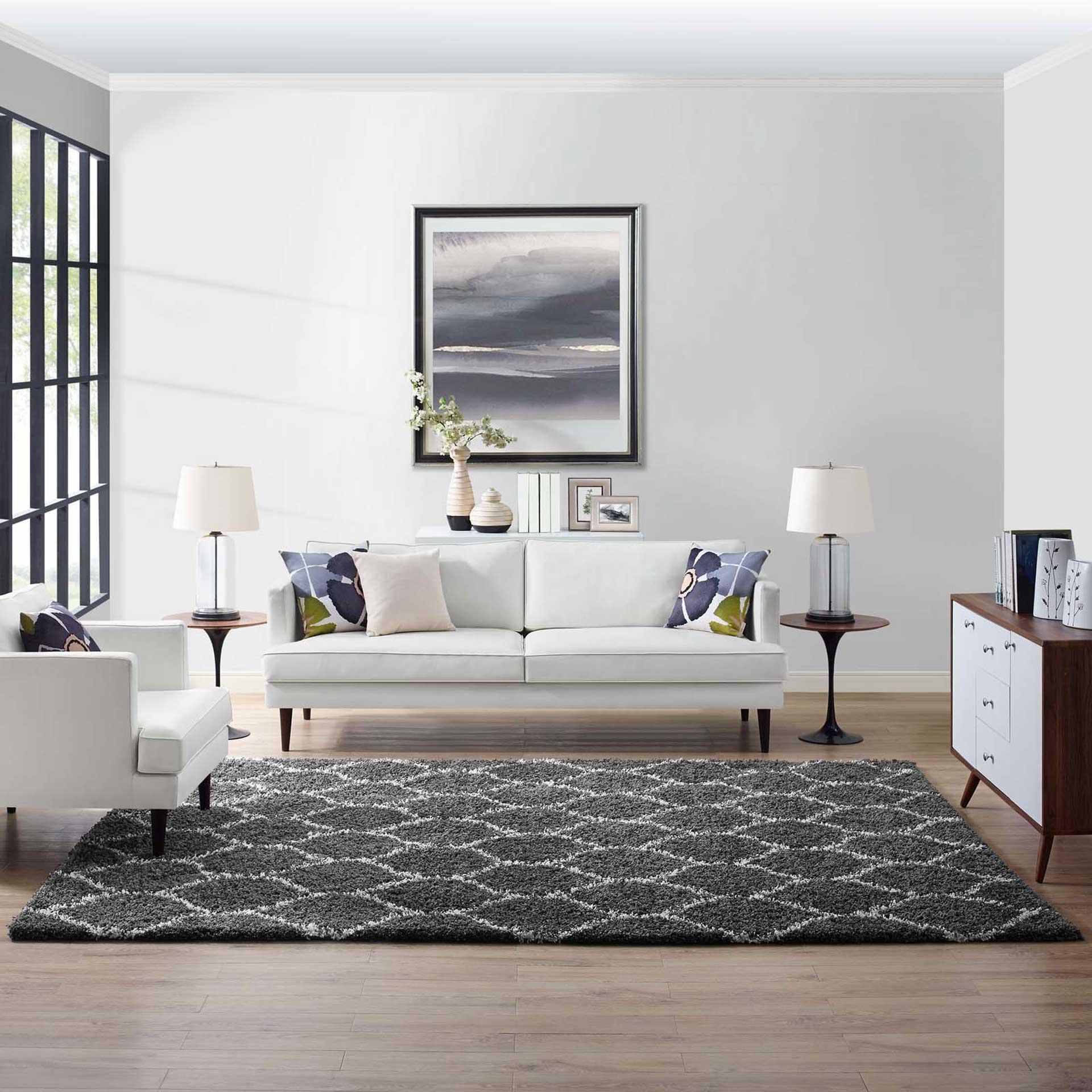 Sterling Area Rug Dark Gray/Ivory - Image 6