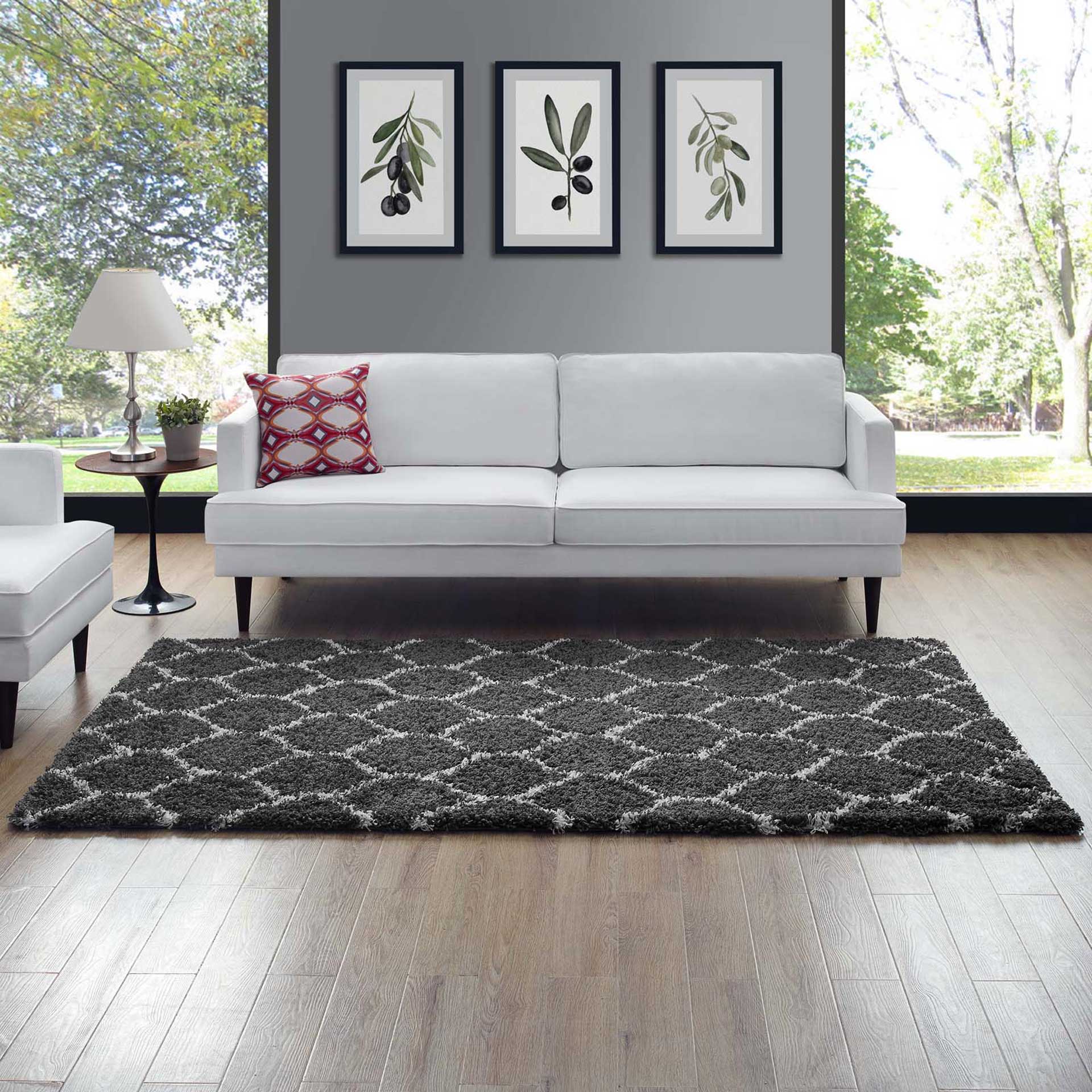 Sterling Area Rug Dark Gray/Ivory - Image 7
