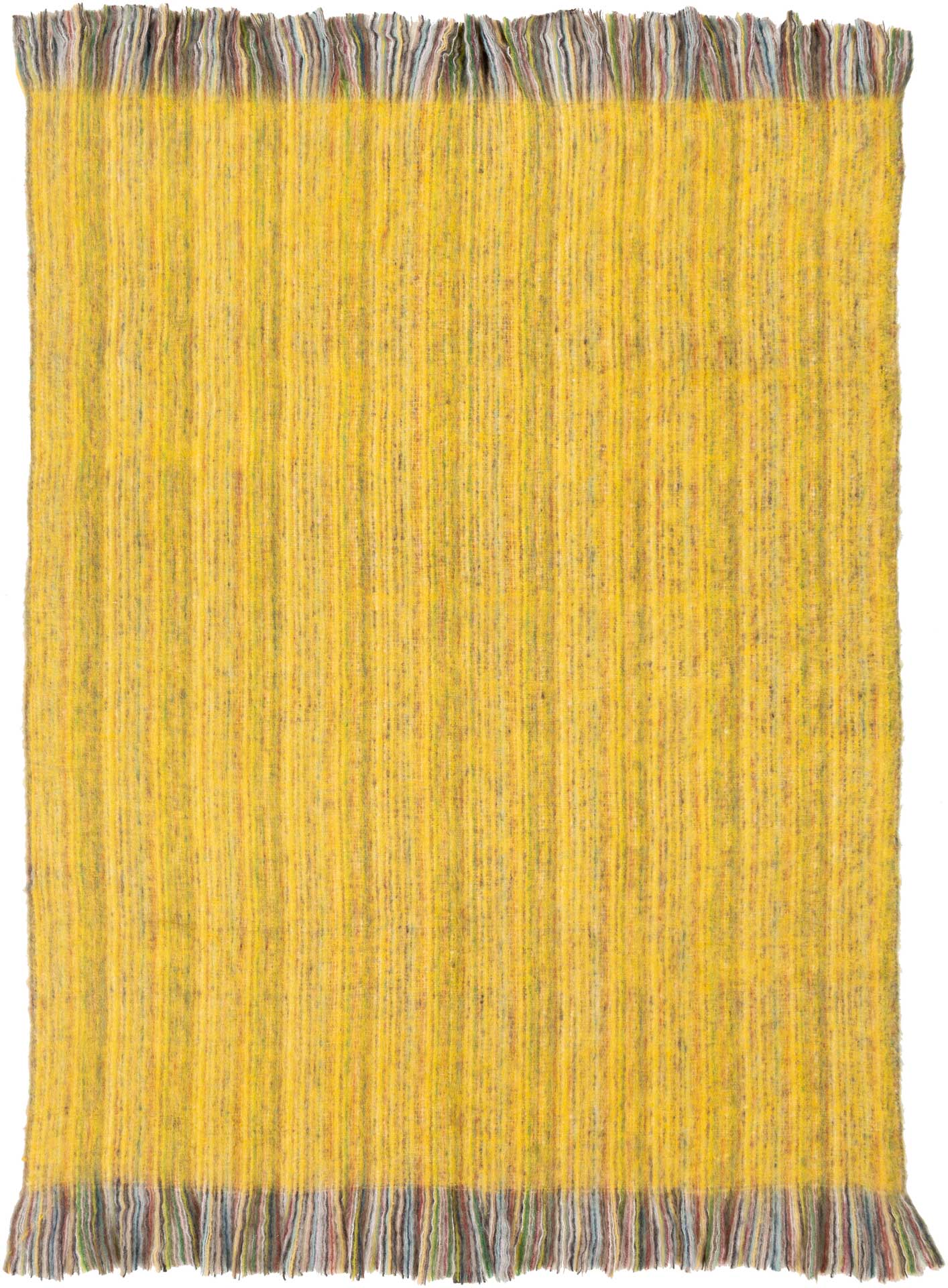 Sterling Throw Bright Yellow/Grass Green/Dark Red - Image 2
