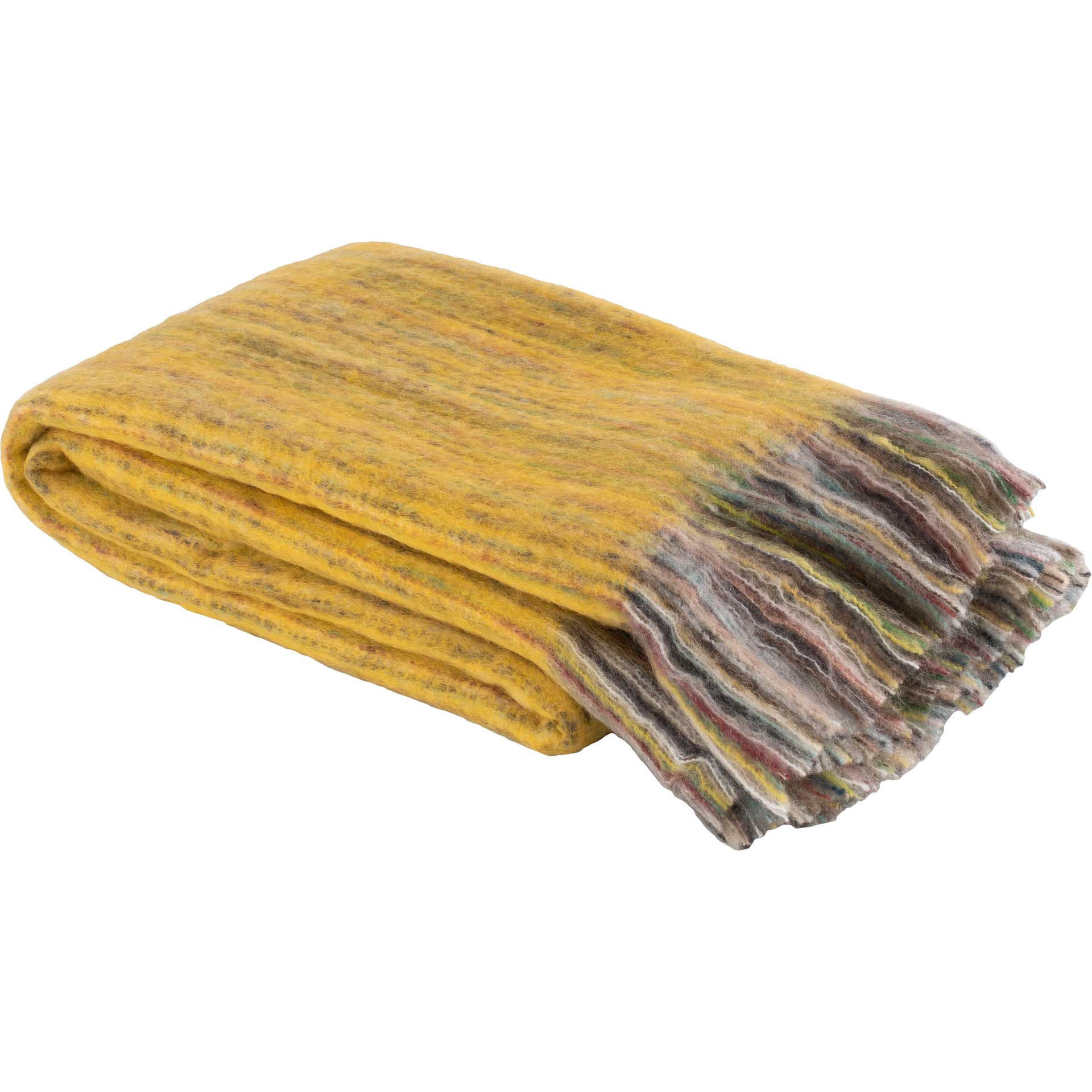 Sterling Throw Bright Yellow/Grass Green/Dark Red - Image 3