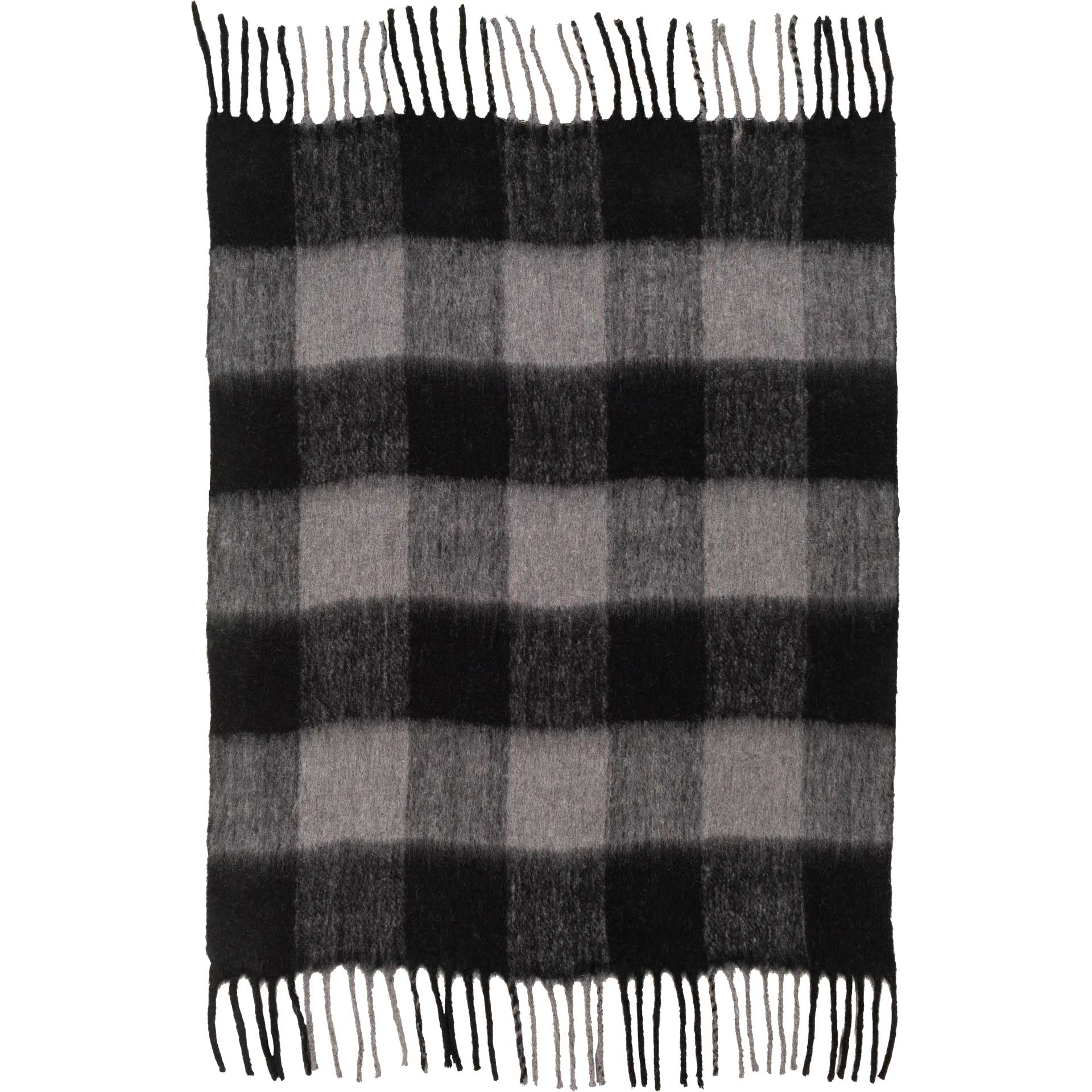 Sterling Throw Medium Gray/Black - Image 2