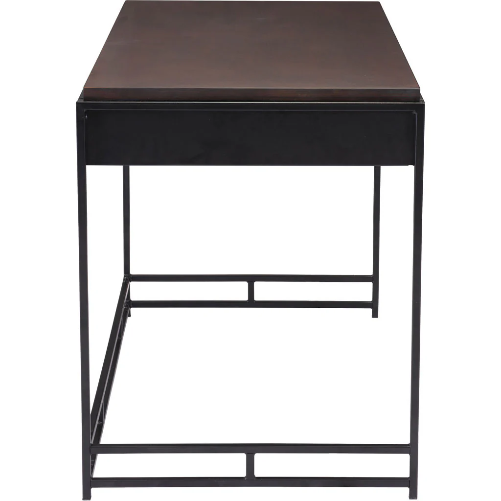 Steven Desk Espresso & Metal - Image 2
