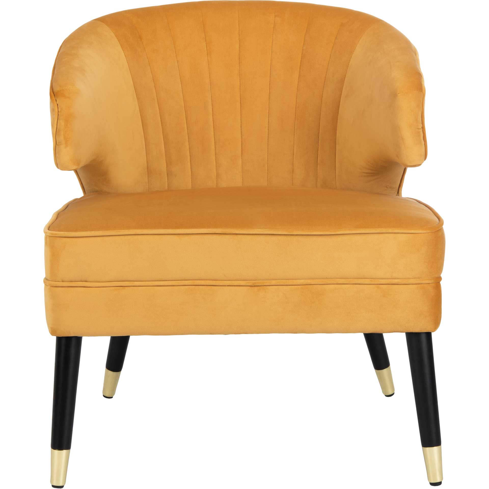 Stitch Wingback Accent Chair Marigold/Black - Image 2