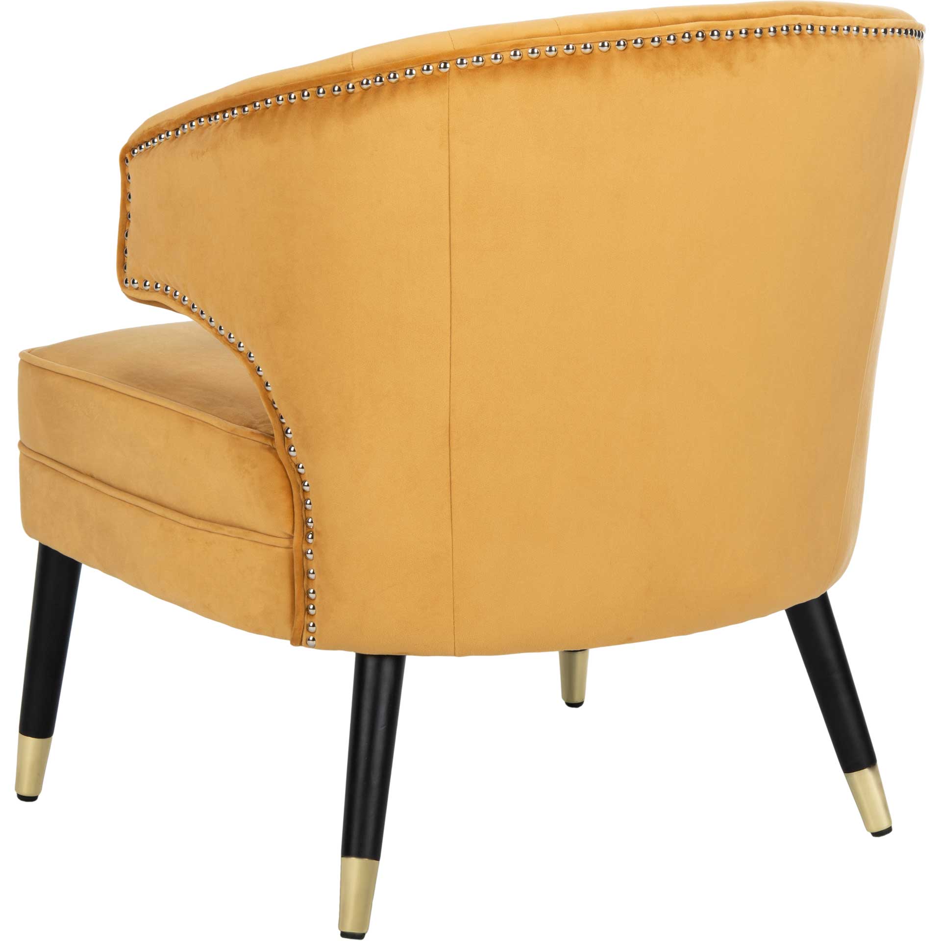 Stitch Wingback Accent Chair Marigold/Black - Image 5