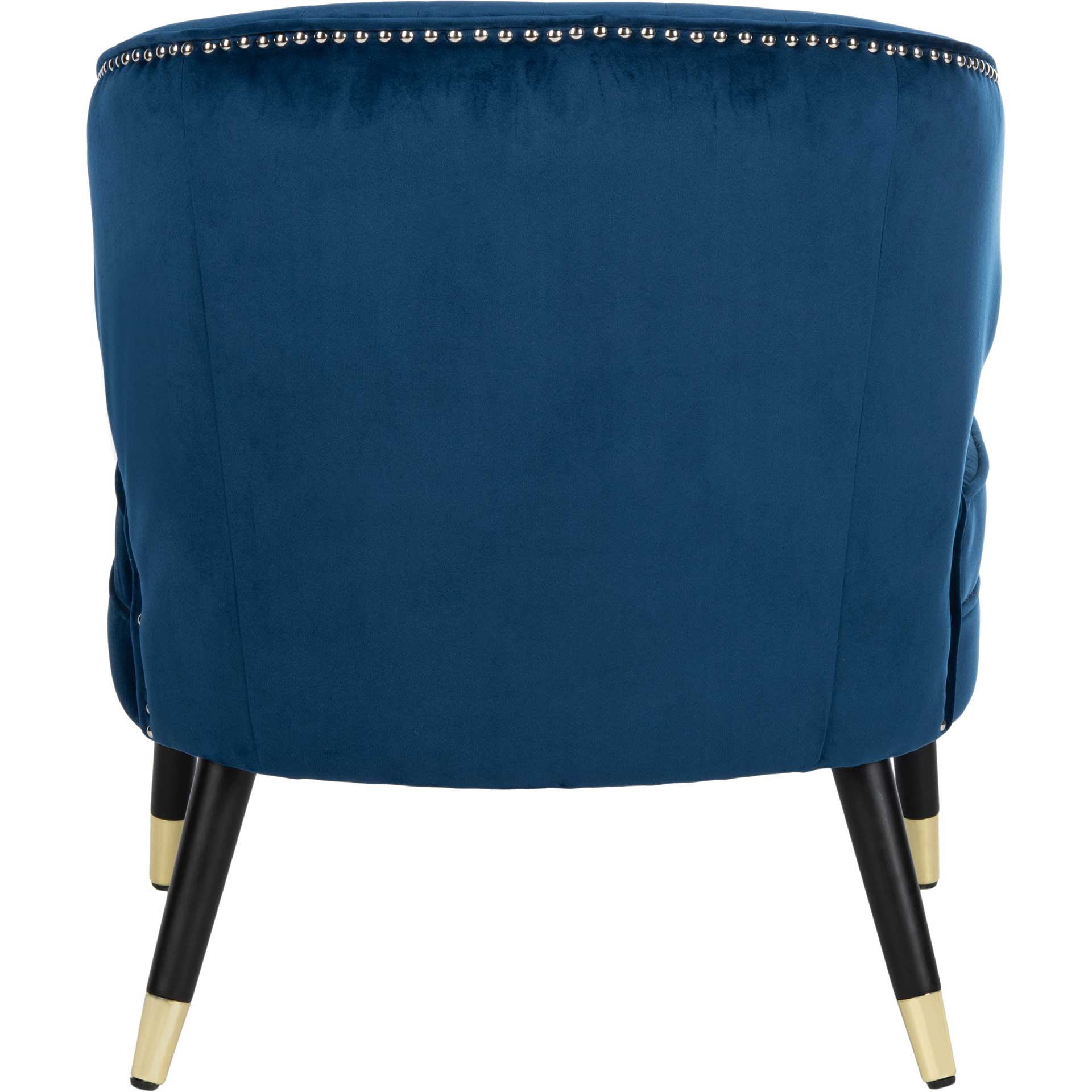 Stitch Wingback Accent Chair Navy/Black - Image 4