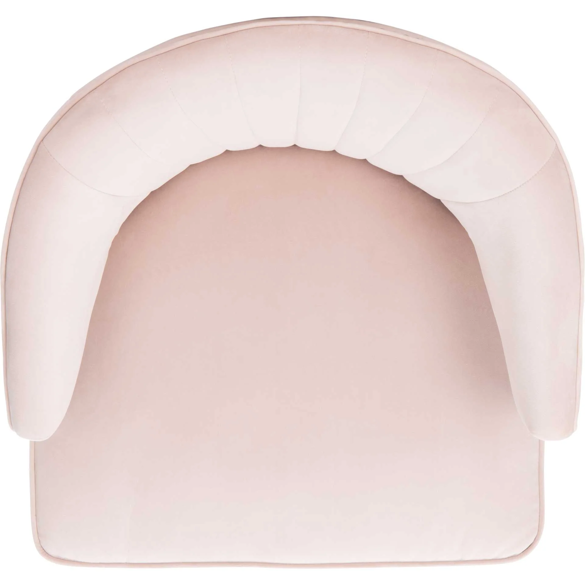 Stitch Wingback Accent Chair Pale Pink/Black - Image 6