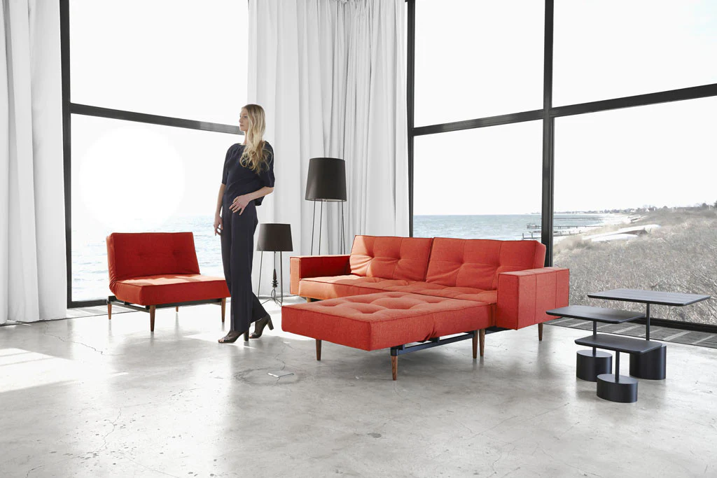 Stockholm Arm Sofa Burnt Orange - Image 4
