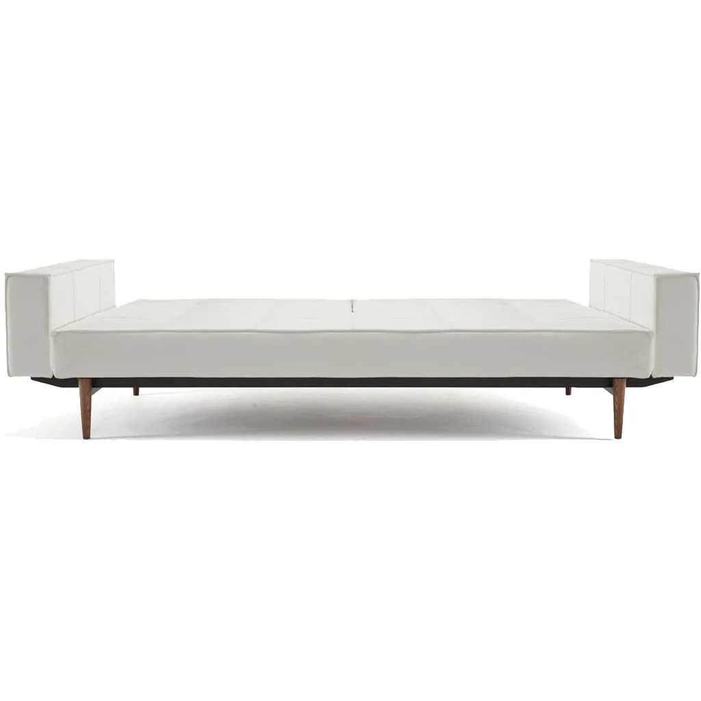 Stockholm Arm Sofa White Leather - Image 3