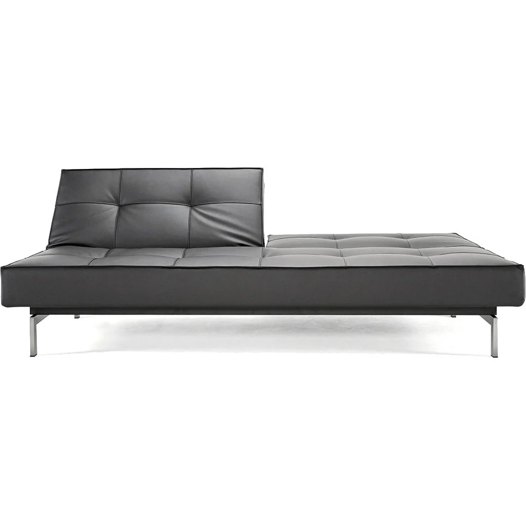 Stockholm Sofa Steel Black Leather - Image 2