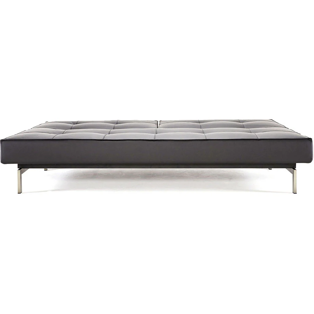 Stockholm Sofa Steel Black Leather - Image 3