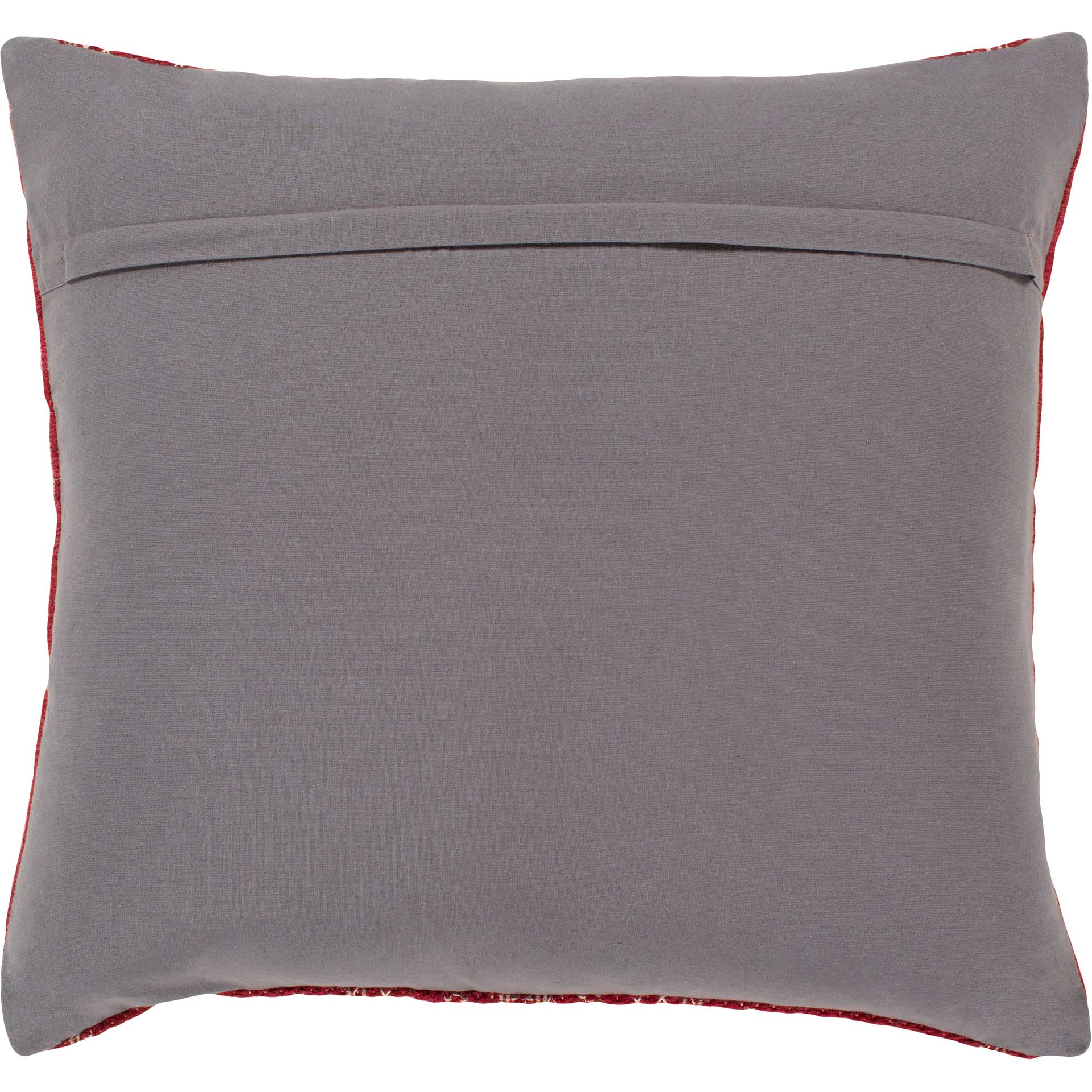 Stone Pillow Bright Red/Cream/Dark Green - Image 2