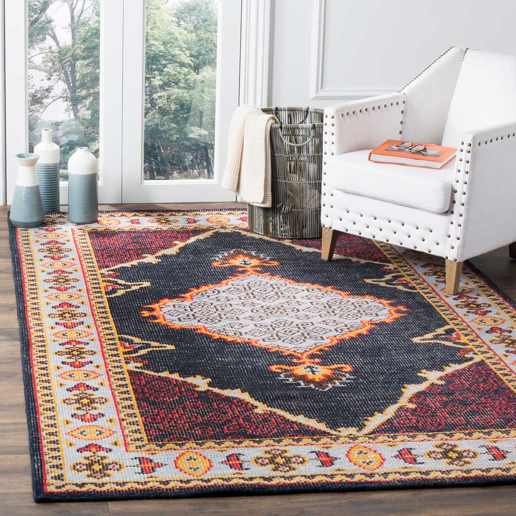 Stone Wash Blue/Multi Area Rug - Image 6