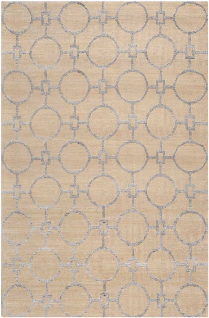 Stone Wash Geometric Beige Area Rug - Image 2