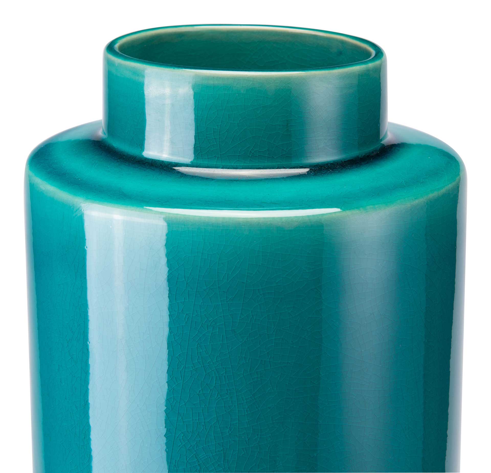 Stoneware Bottle Lime/Green/Teal - Image 3