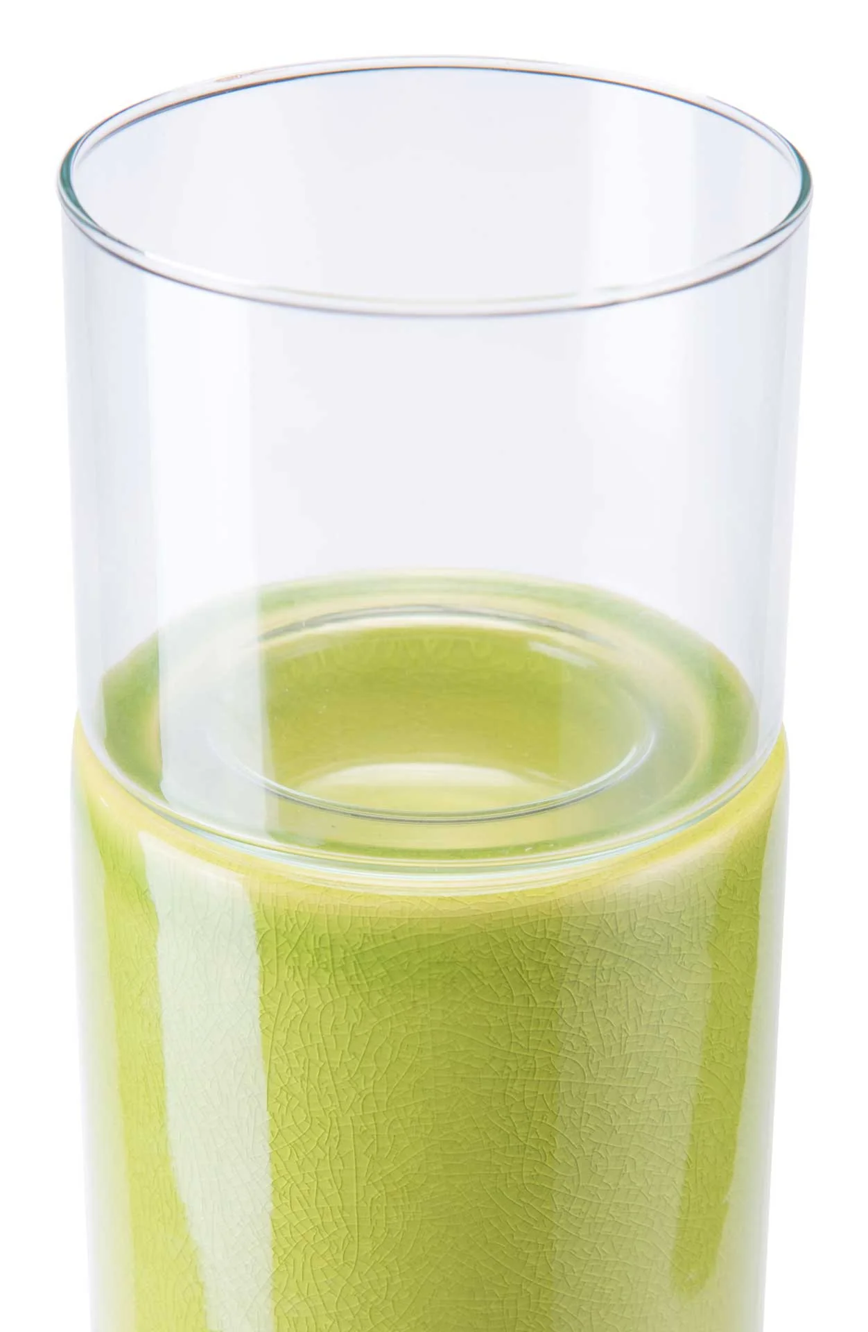 Stoneware Candle Holder Green/Gray - Image 5