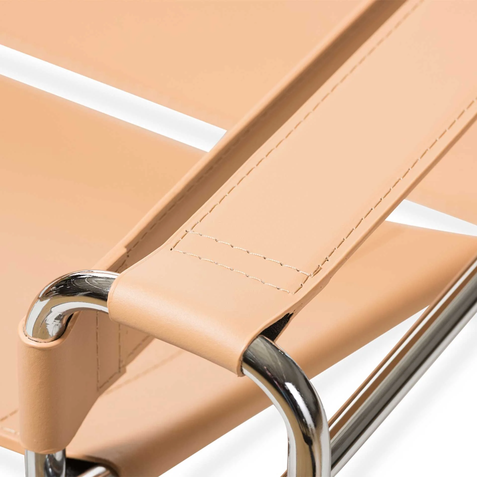 Strap Arm Chair Tan - Image 5
