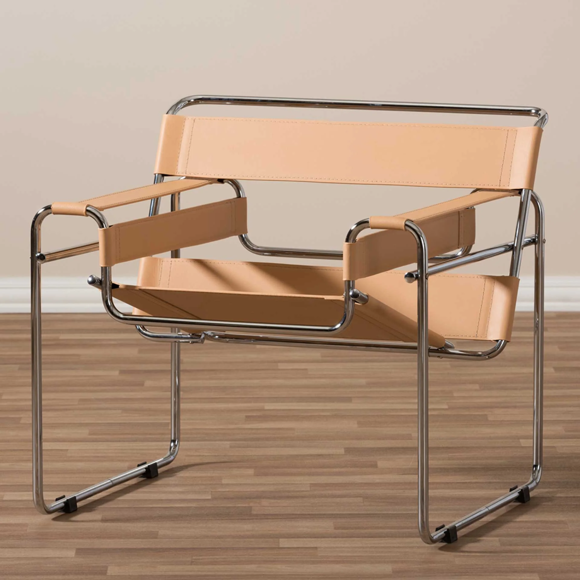 Strap Arm Chair Tan - Image 7