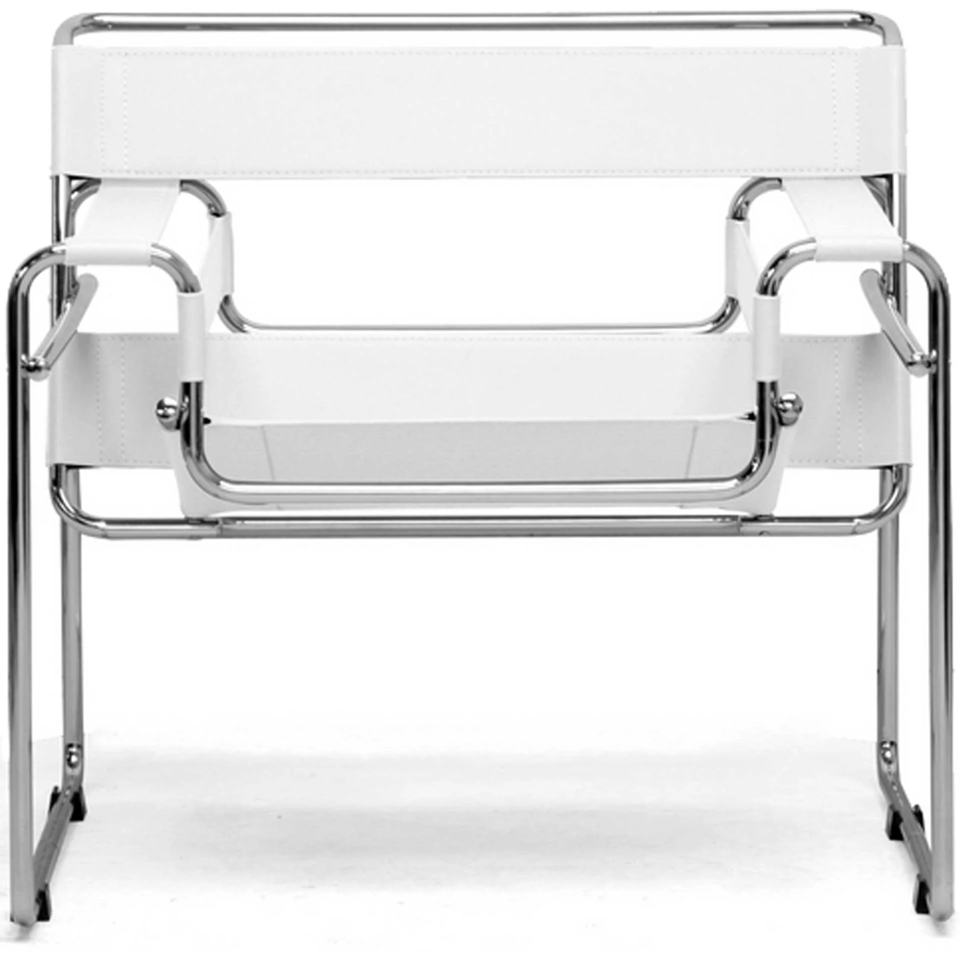 Strap Arm Chair White - Image 2