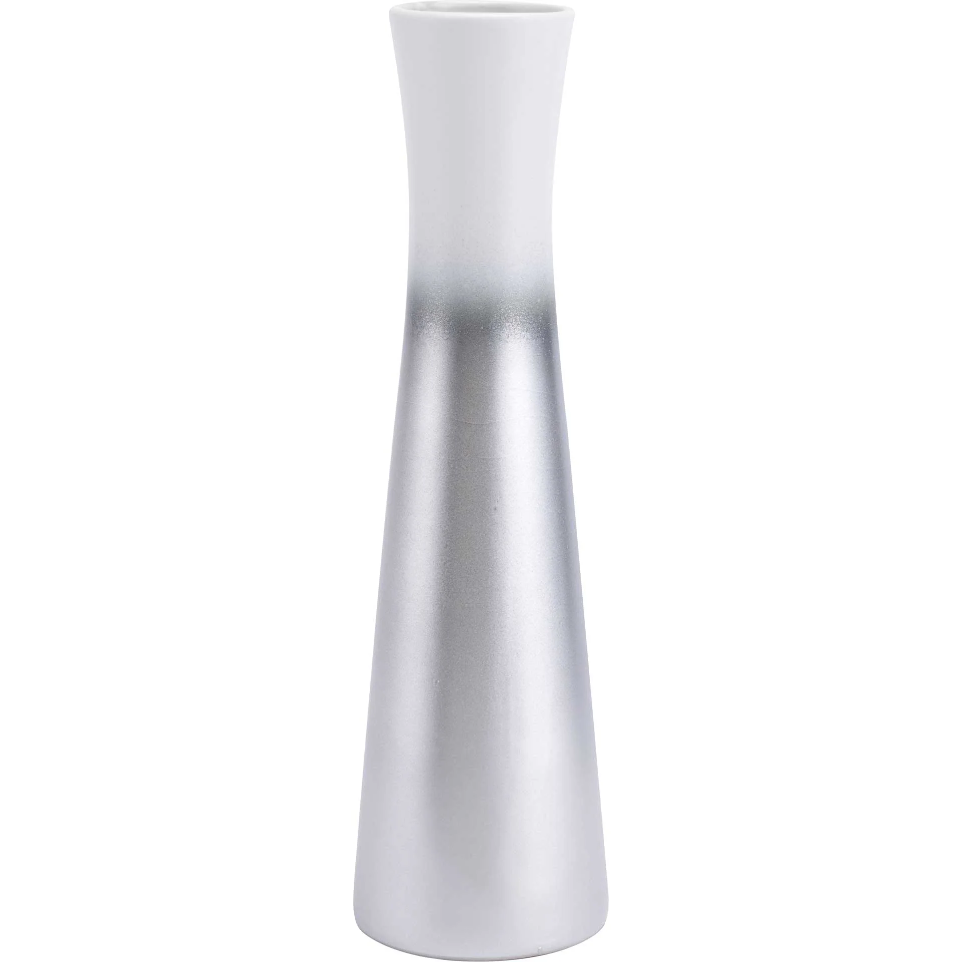 Stratos Vase Silver/White - Image 2