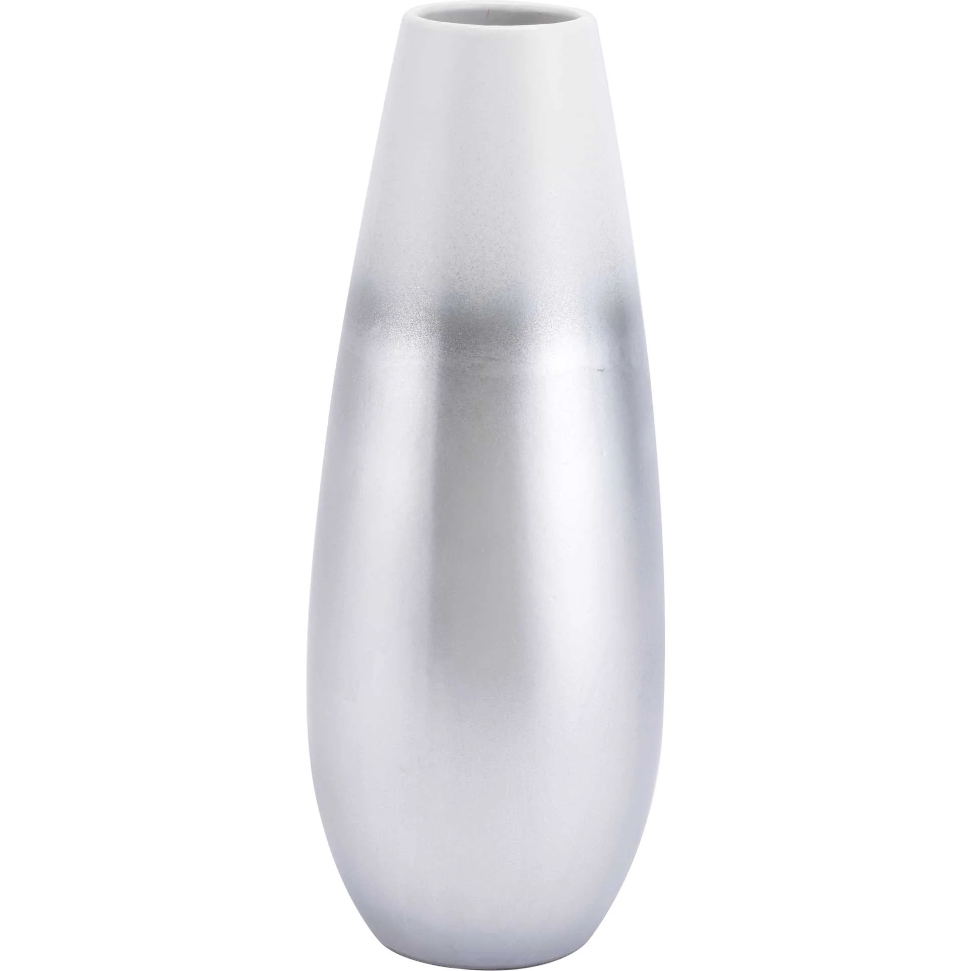 Stratos Vase Silver/White - Image 3