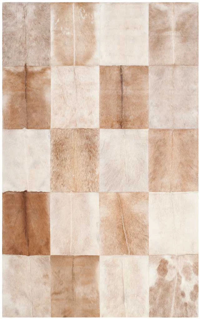 Studio Leather Beige/Brown Area Rug - Image 2