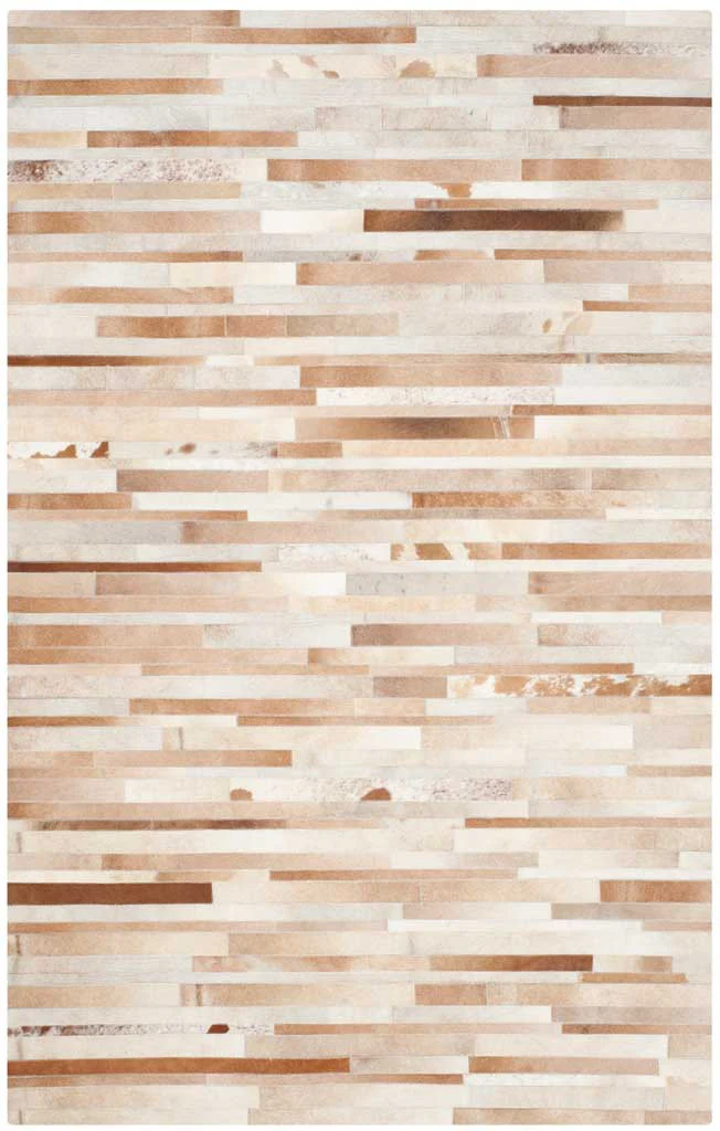 Studio Leather Tan/Ivory Area Rug - Image 2