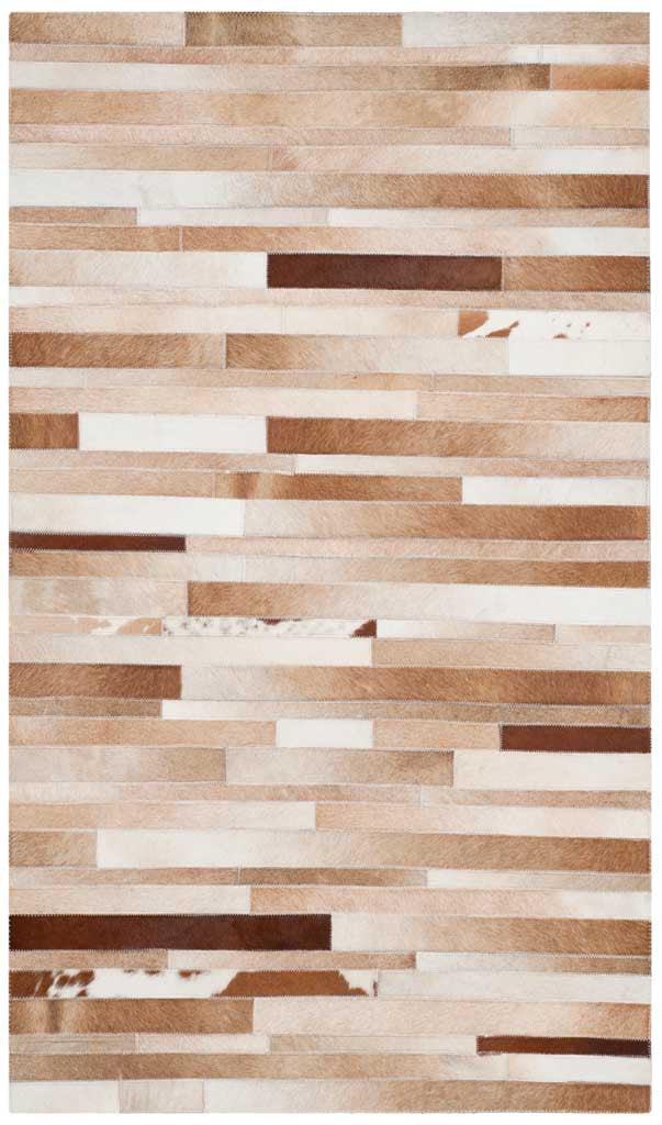 Studio Leather Tan/Ivory Area Rug - Image 3