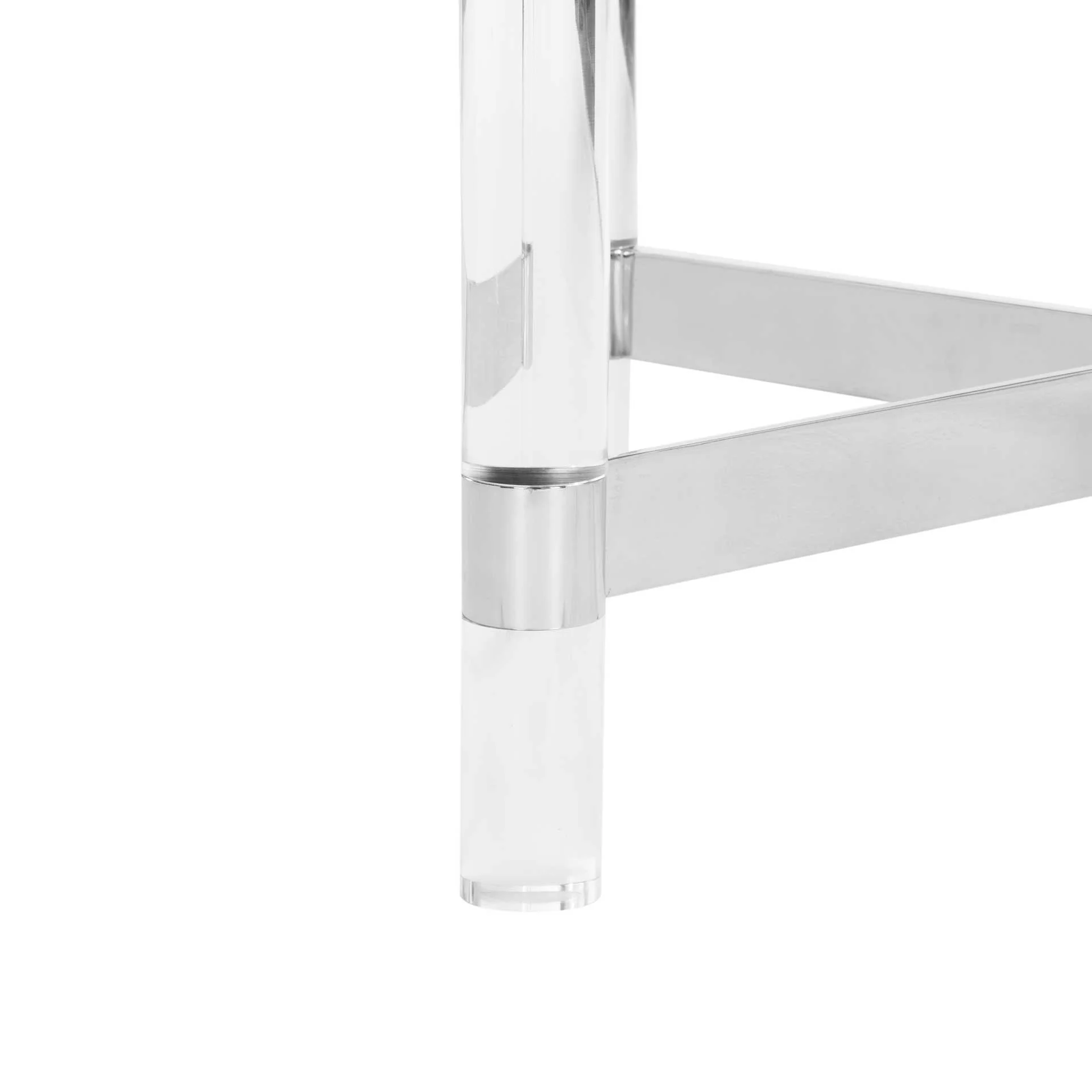 Subira Acrylic Coffee Table Silver - Image 7