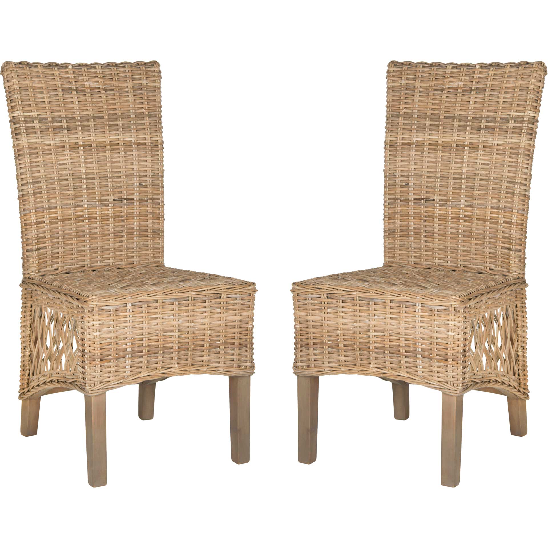 Sublime Rattan Side Chair Natural (Set of 2) - Image 2