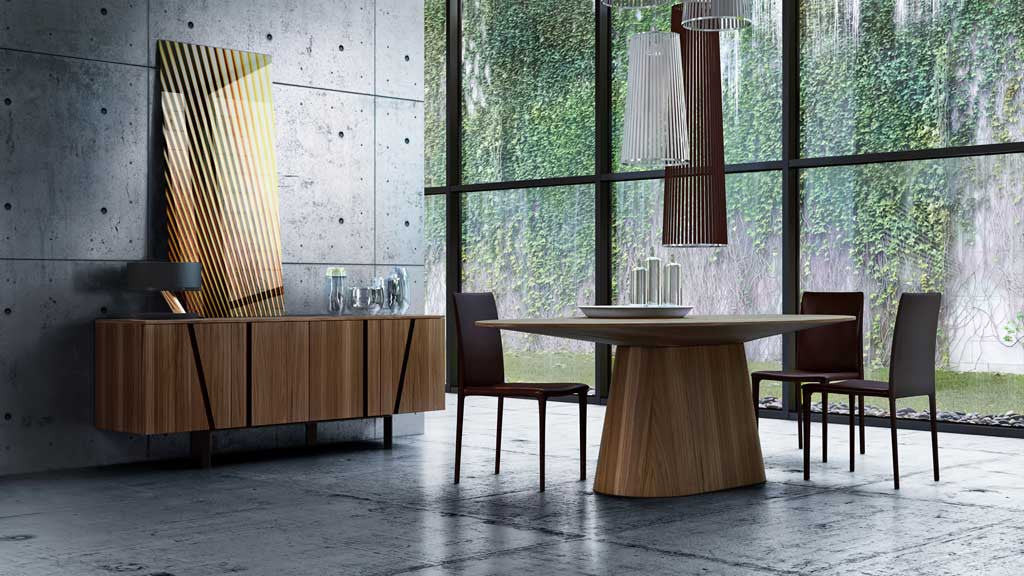 Sullivan Dining Table Walnut - Image 3