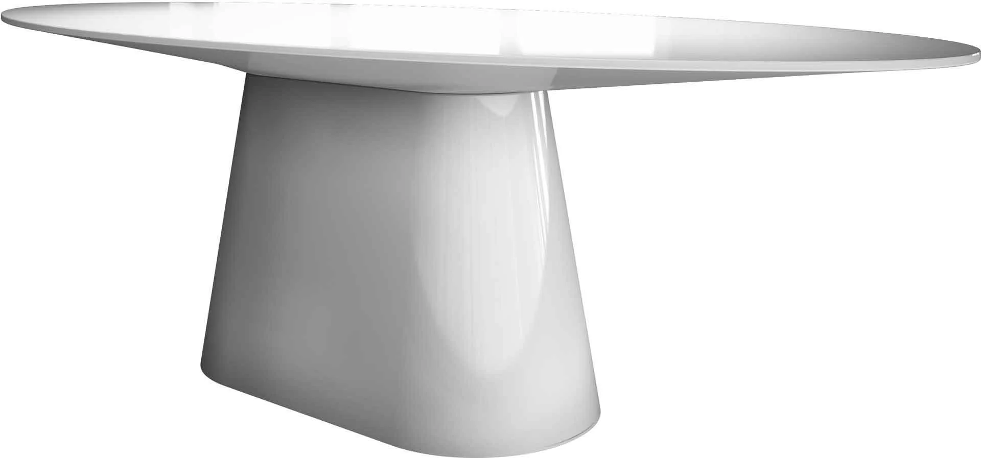 Sullivan Dining Table White Lacquer - Image 2