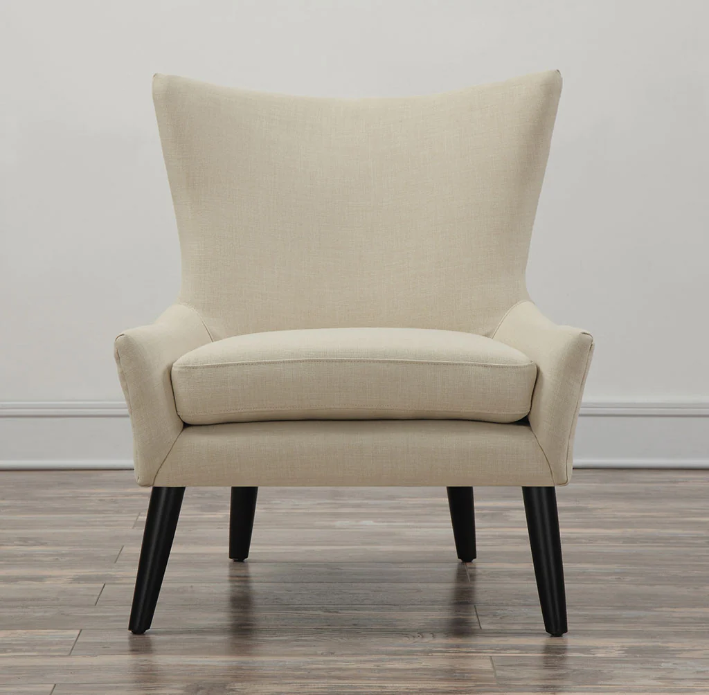 Sumner Beige Linen Chair - Image 5