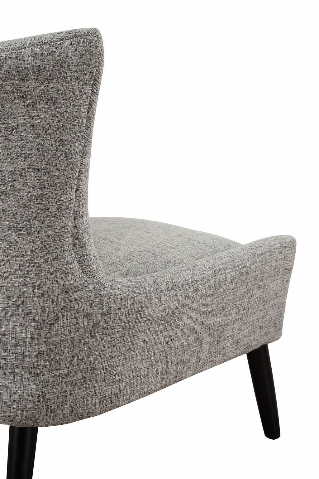 Sumner Gray Linen Chair - Image 3