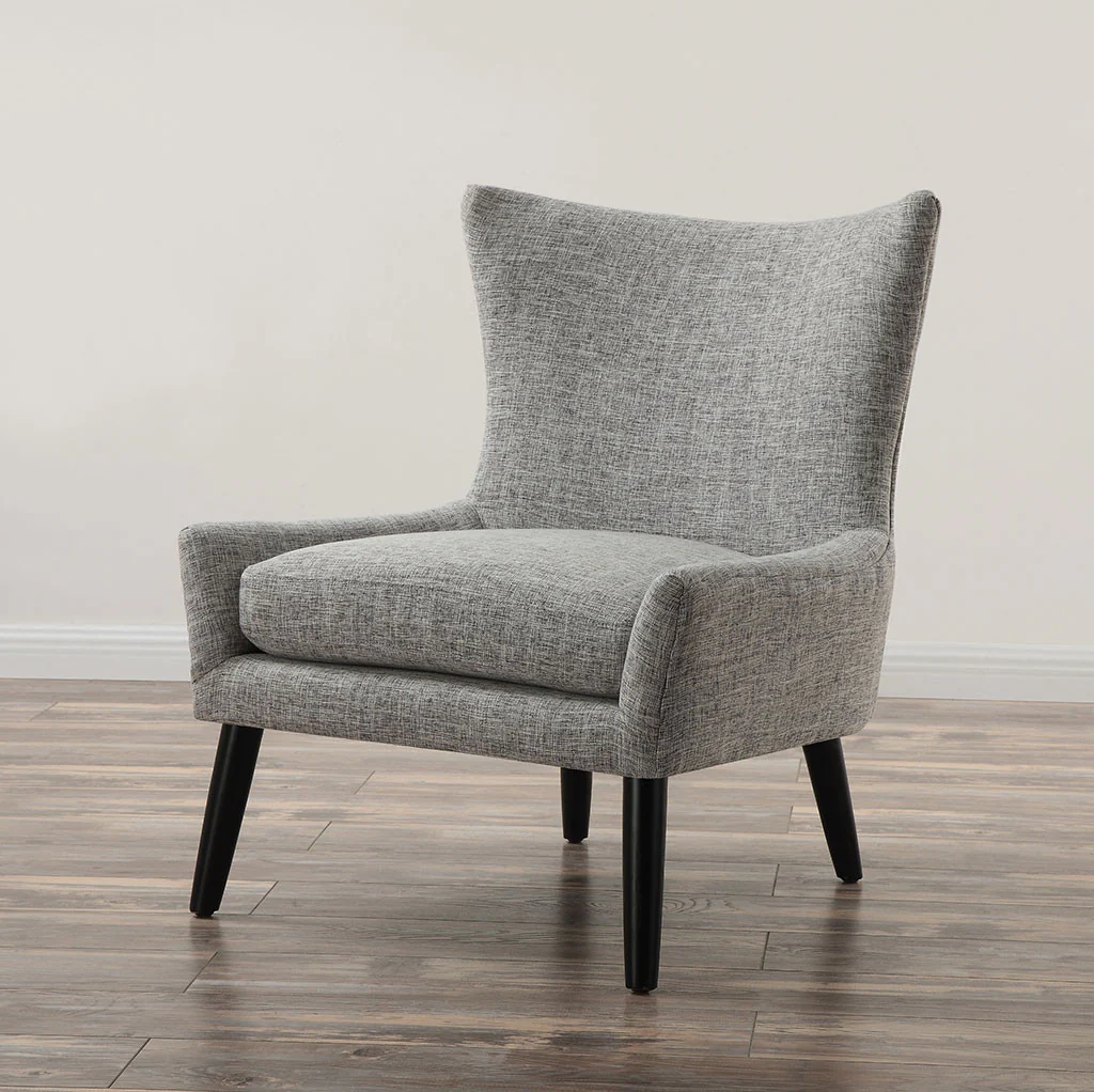 Sumner Gray Linen Chair - Image 5