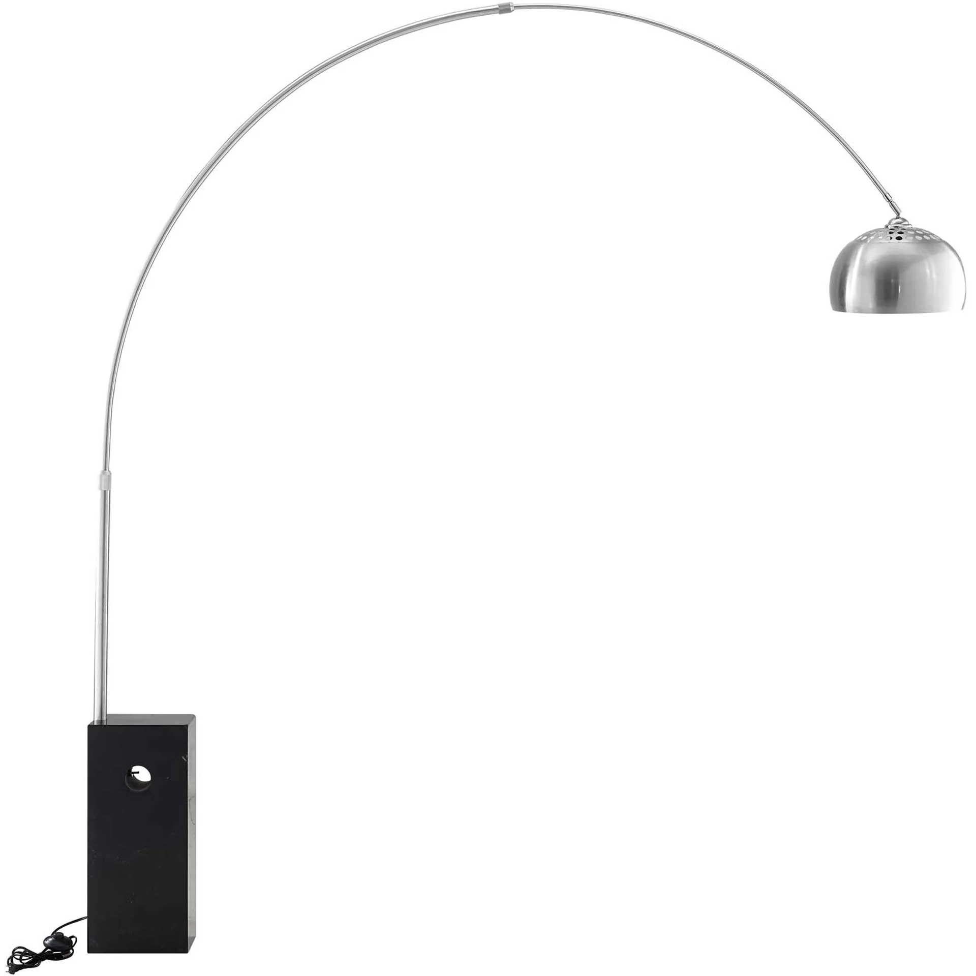 Sun Cube Marble Base Floor Lamp Black - Image 2