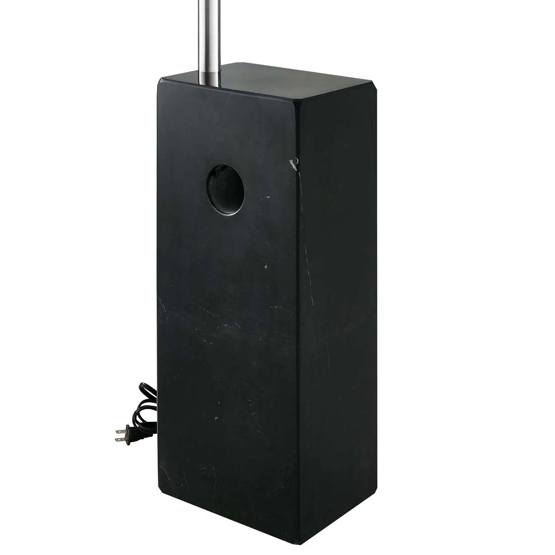 Sun Cube Marble Base Floor Lamp Black - Image 3