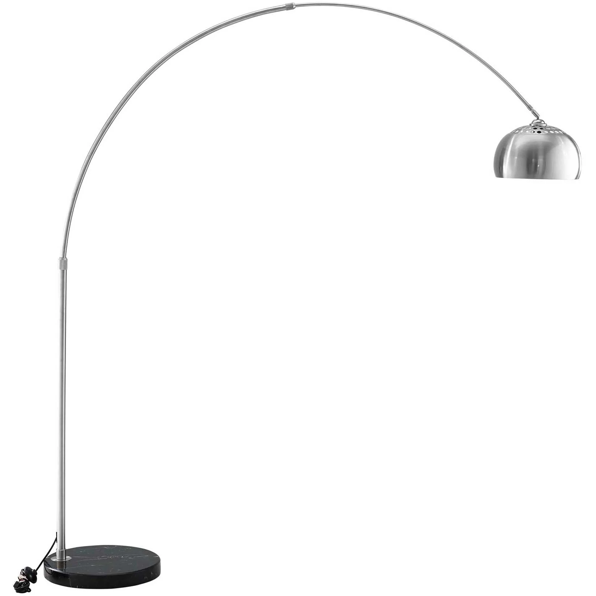 Sun Round Marble Base Floor Lamp Black - Image 2