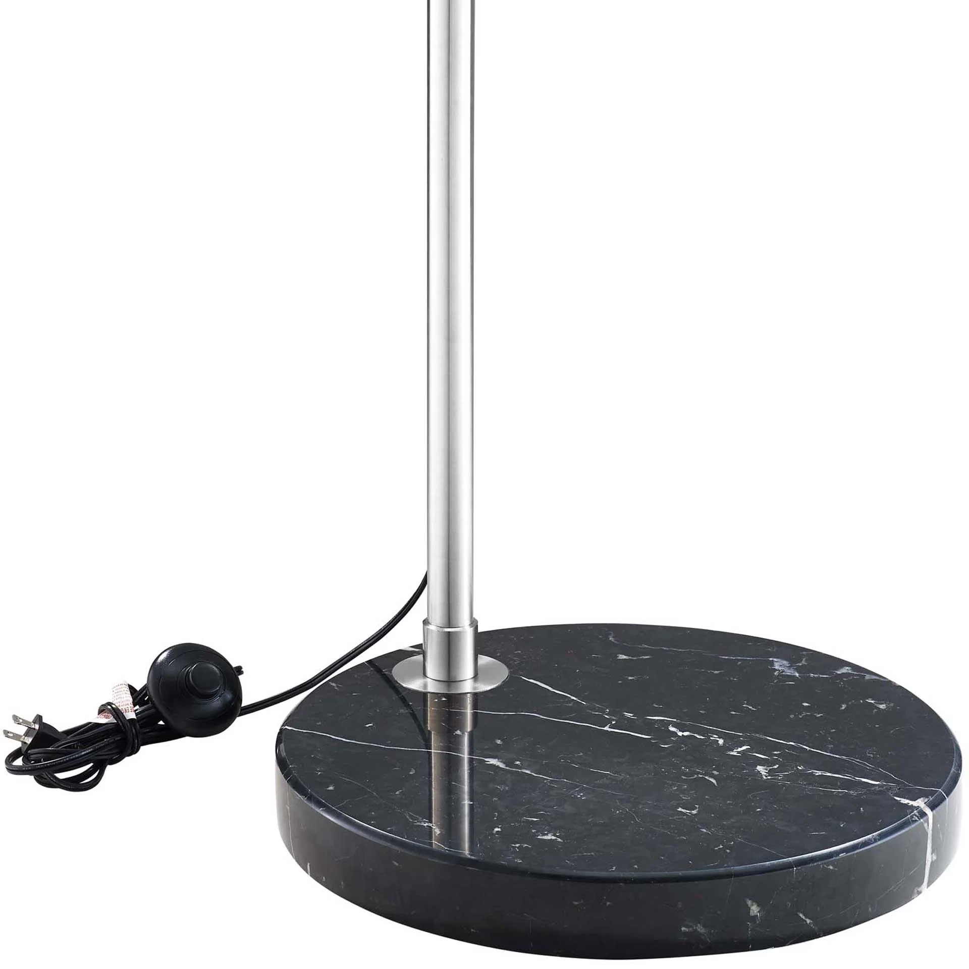 Sun Round Marble Base Floor Lamp Black - Image 3