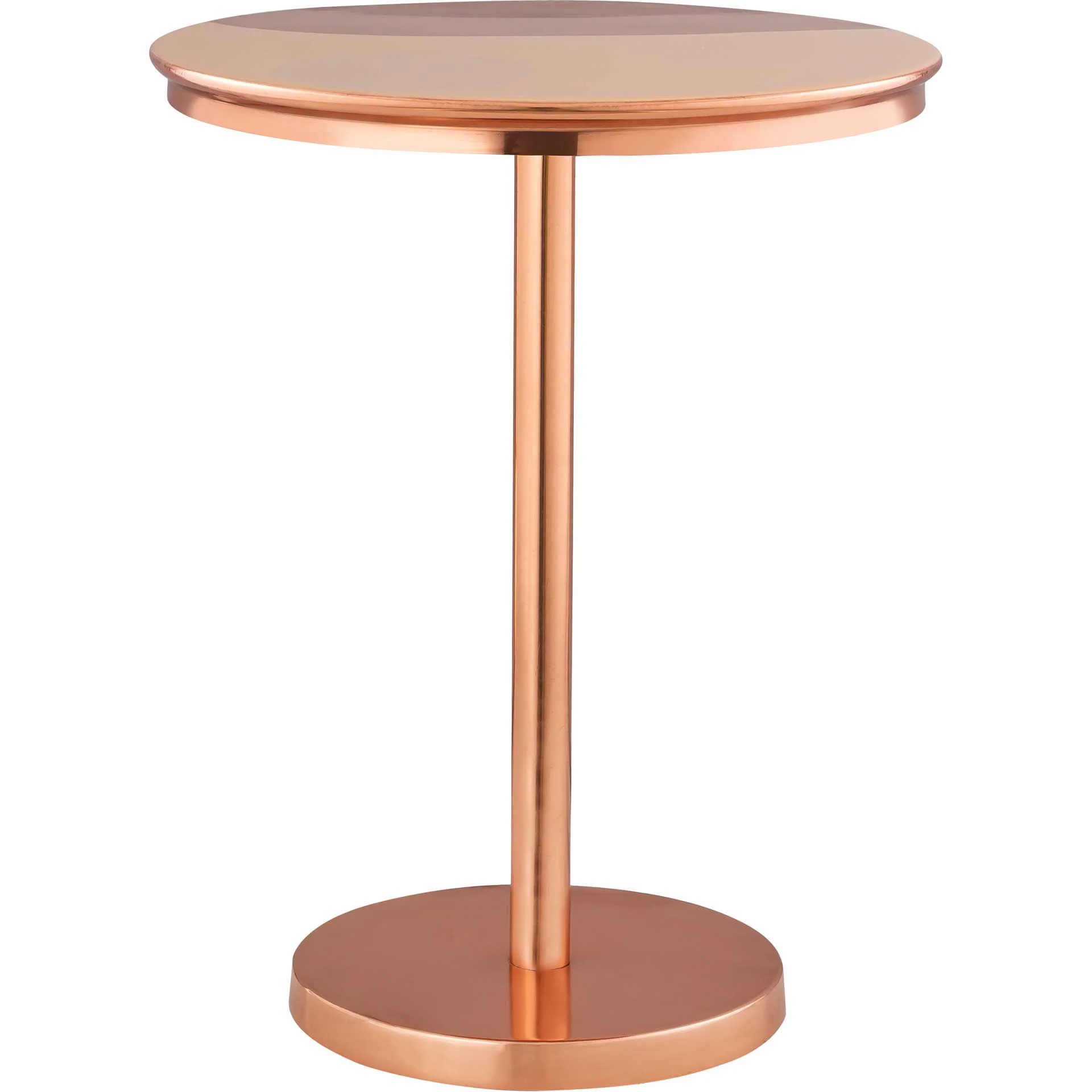 Sunflower Handpainted Side Table Copper - Image 2